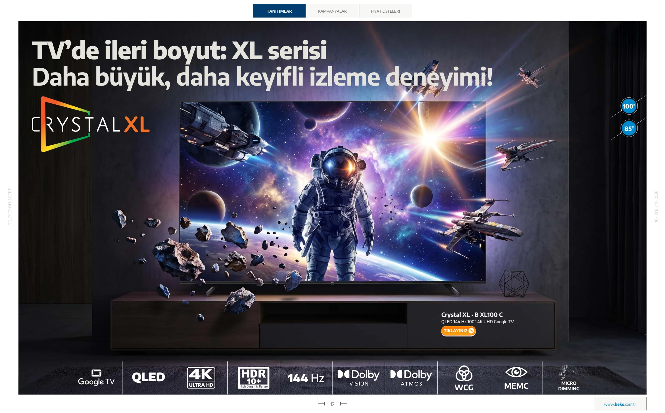 Beko Beko Televizyon Kataloğu, 12. sayfa