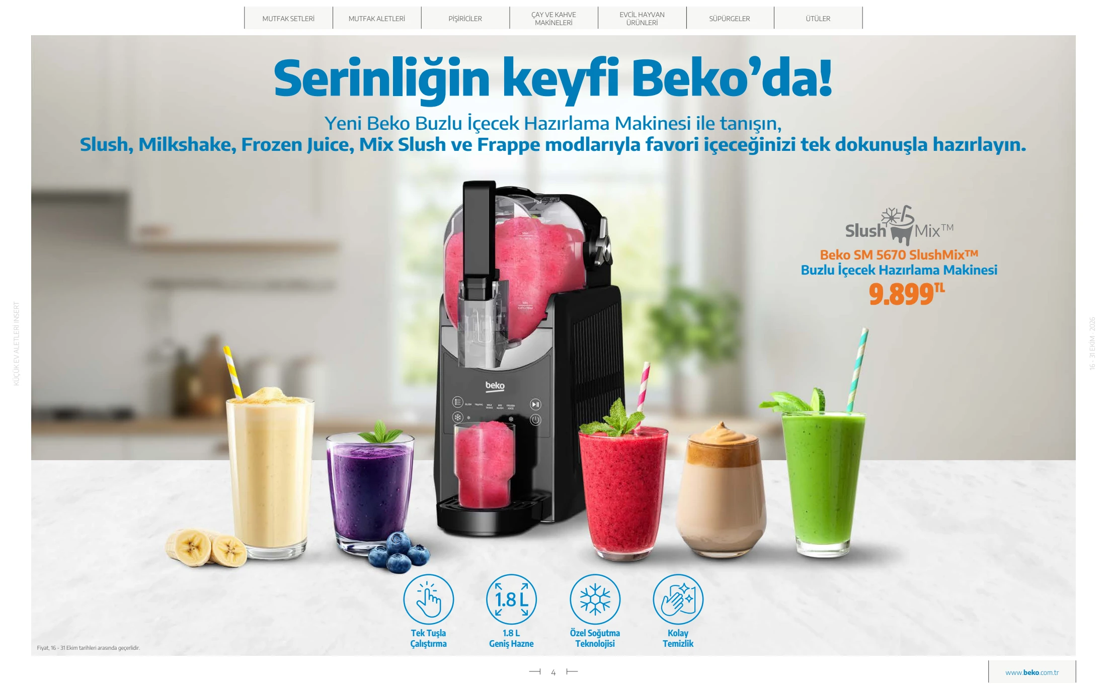 Beko Beko Küçük Ev Aletleri Kataloğu, 4. sayfa