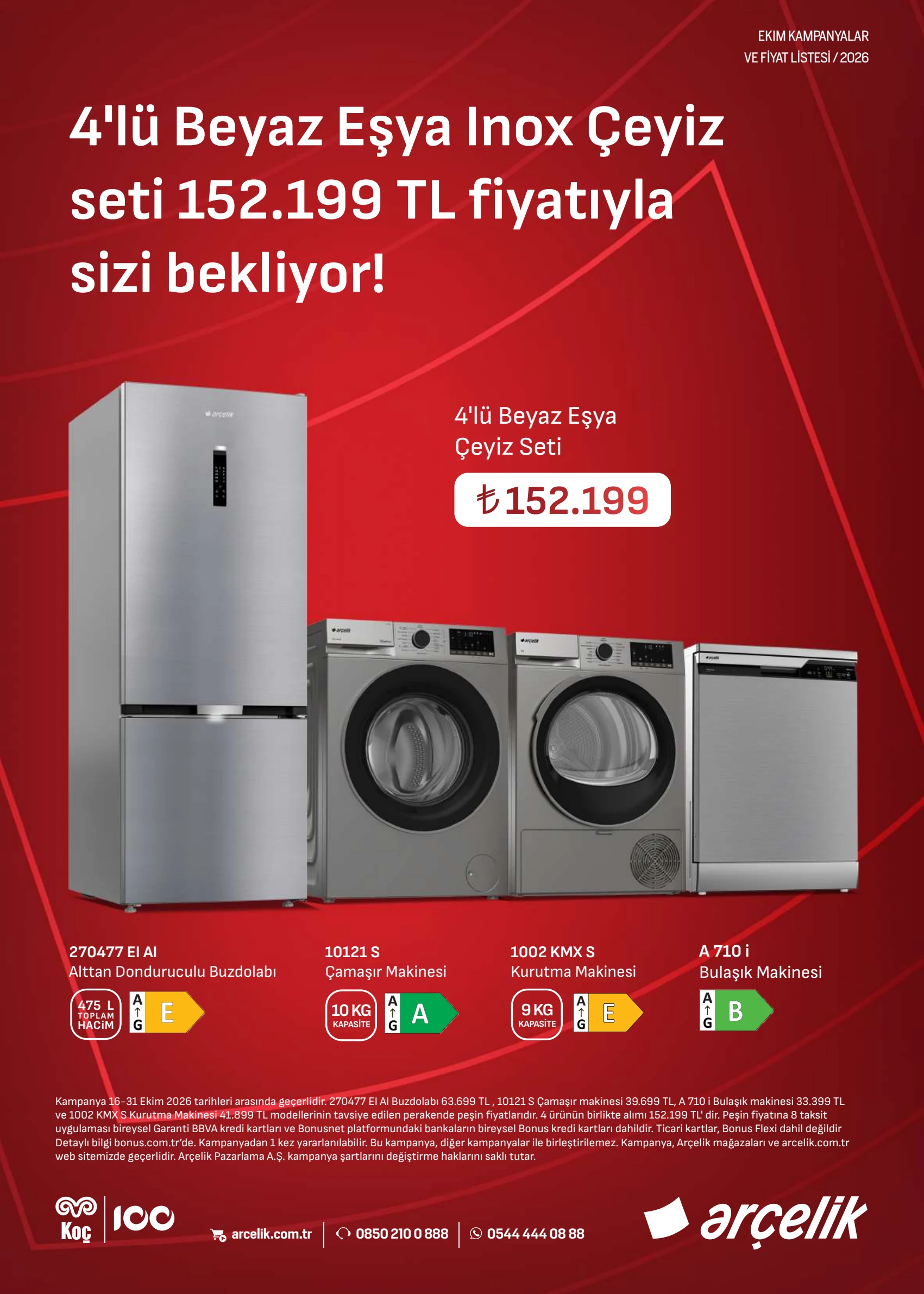 Arçelik Arçelik Genel Kataloğu, 6. sayfa