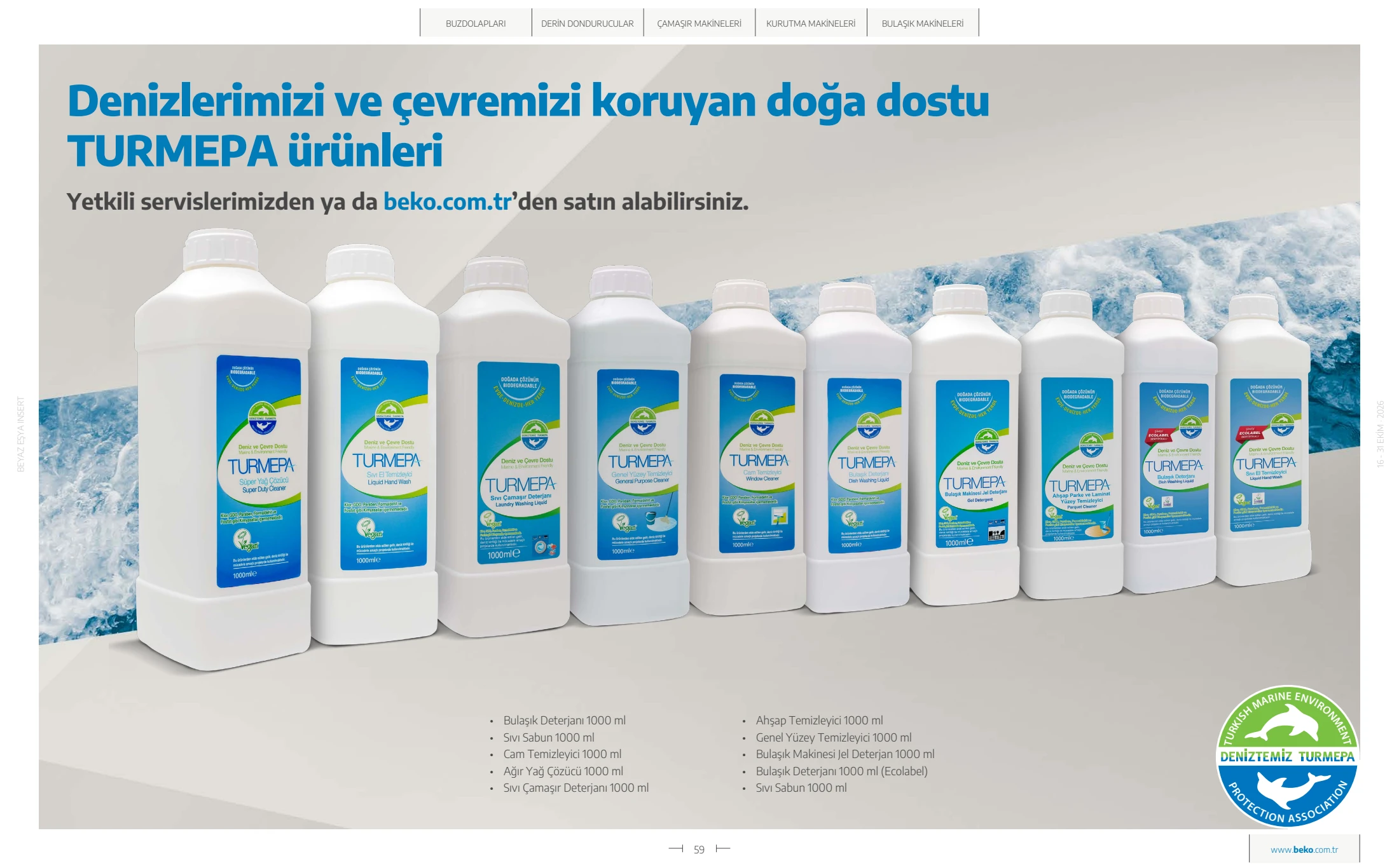 Beko Beko Beyaz Eşya Kataloğu, 59. sayfa