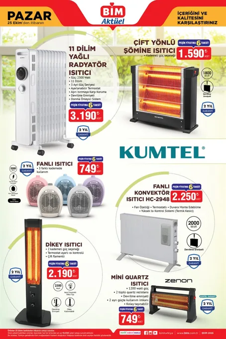 BİM Aktüel Ürünler broşür kapağı