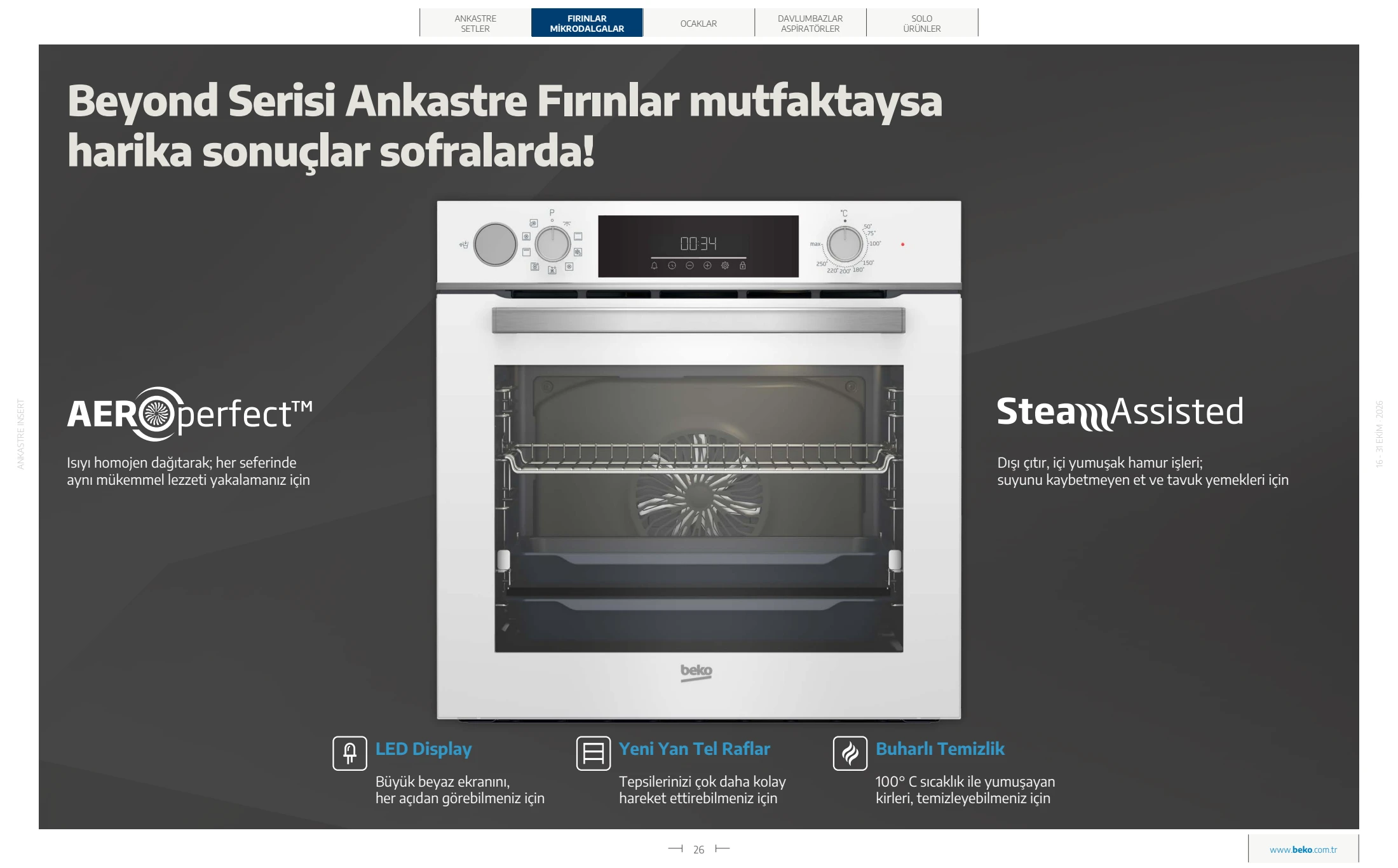 Beko Beko Pişiriciler Kataloğu, 26. sayfa