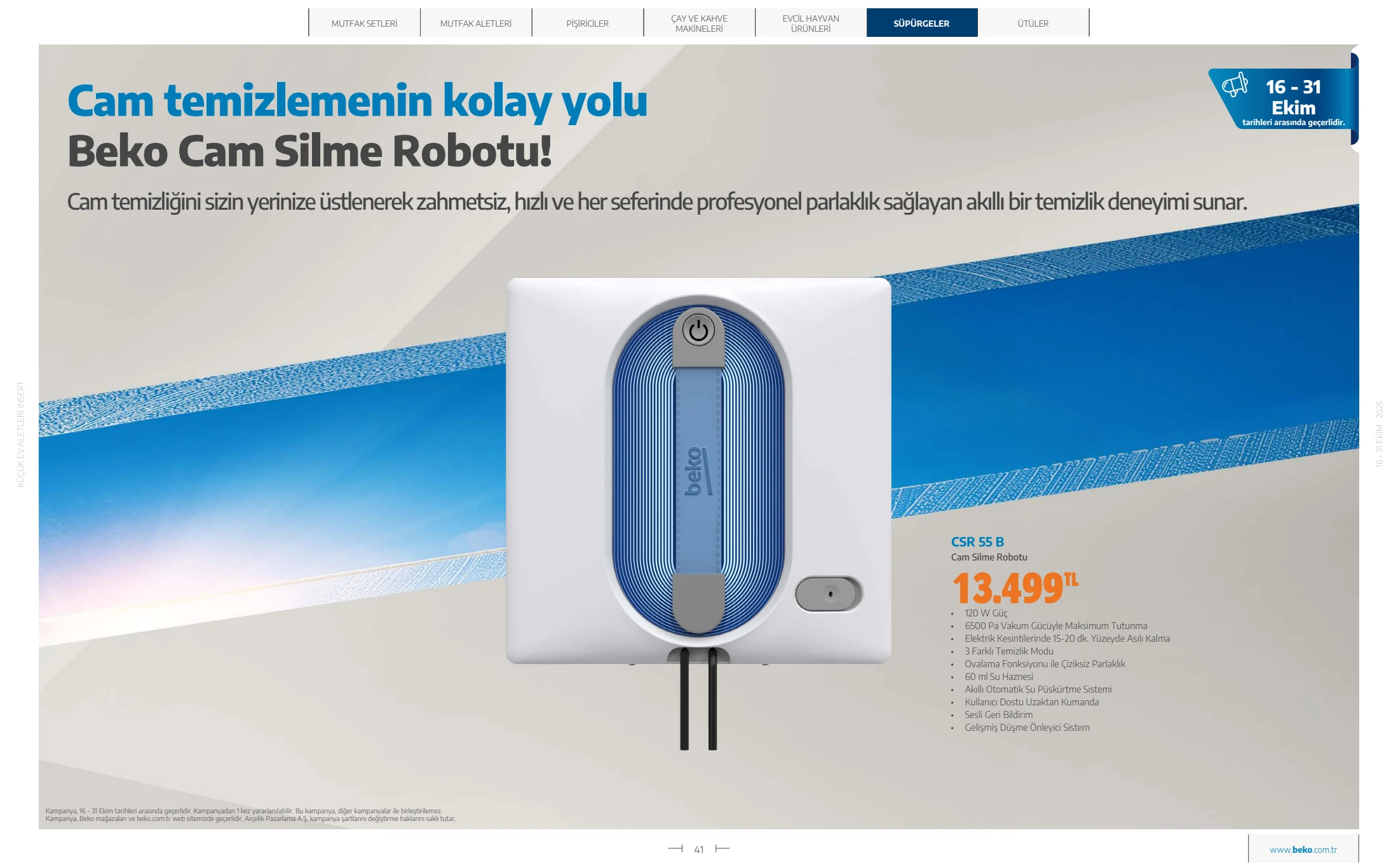 Beko Beko Küçük Ev Aletleri Kataloğu, 41. sayfa