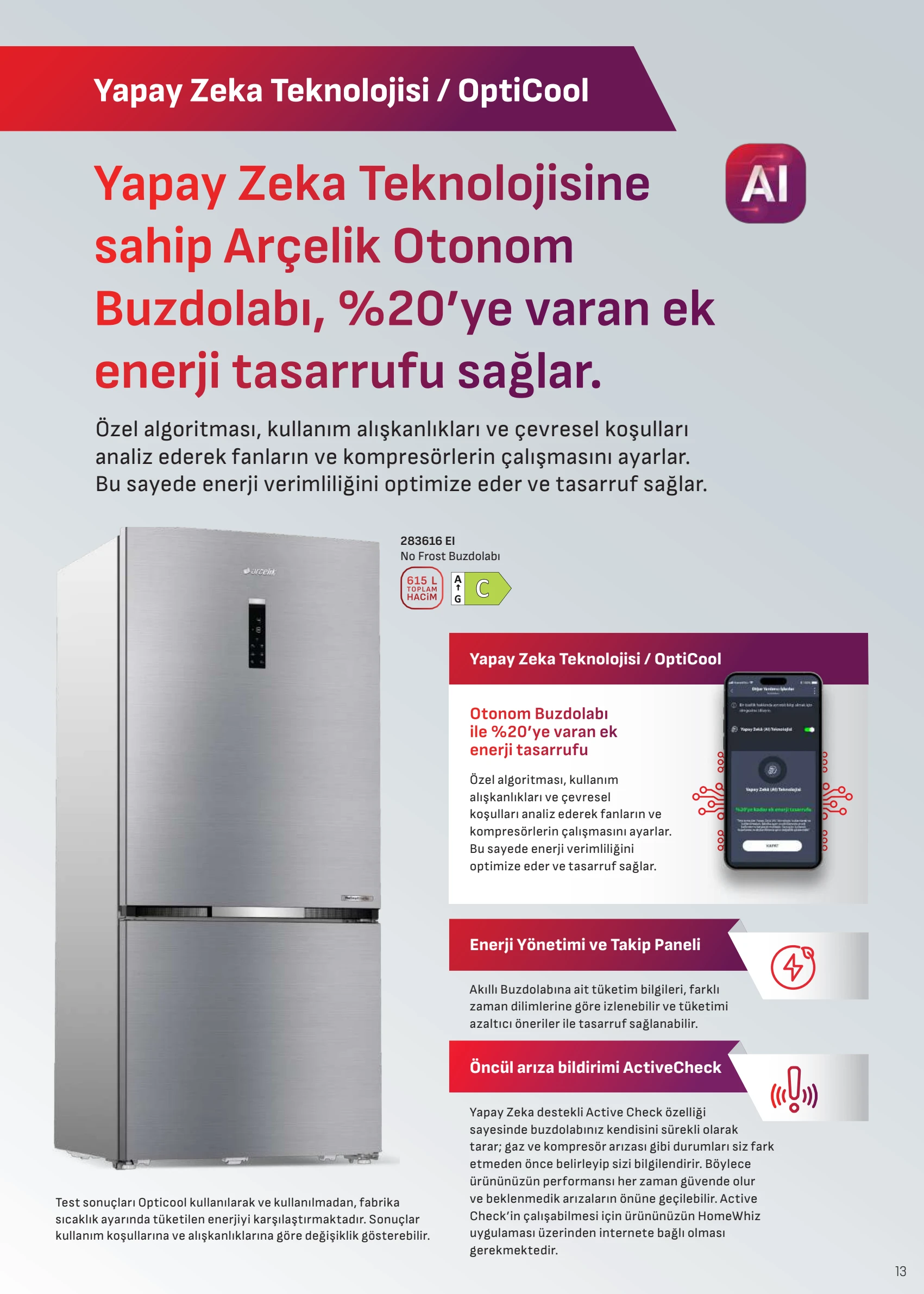 Arçelik Arçelik Genel Kataloğu, 13. sayfa