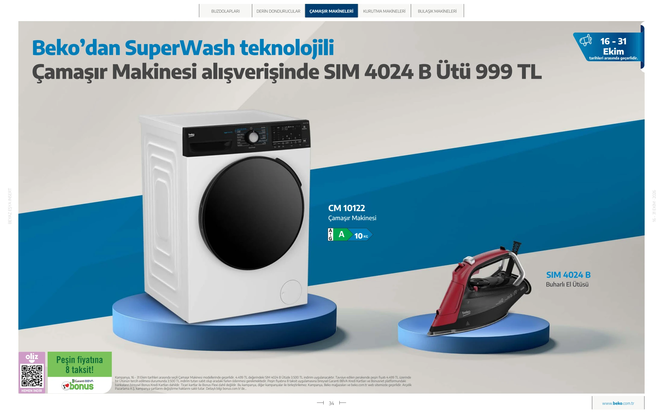 Beko Beko Beyaz Eşya Kataloğu, 34. sayfa