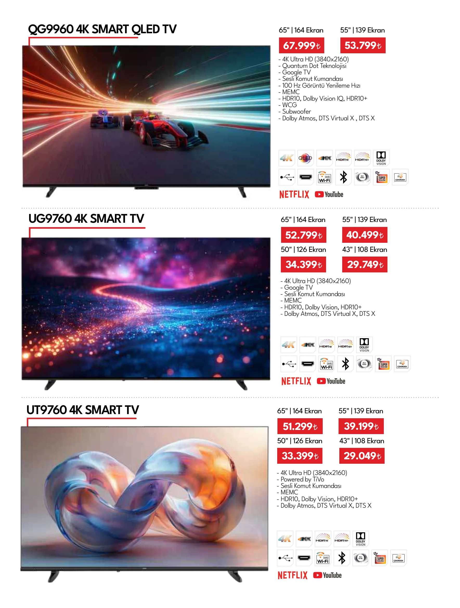 Vestel Tüketici Elektroniği Broşürü, 16. sayfa