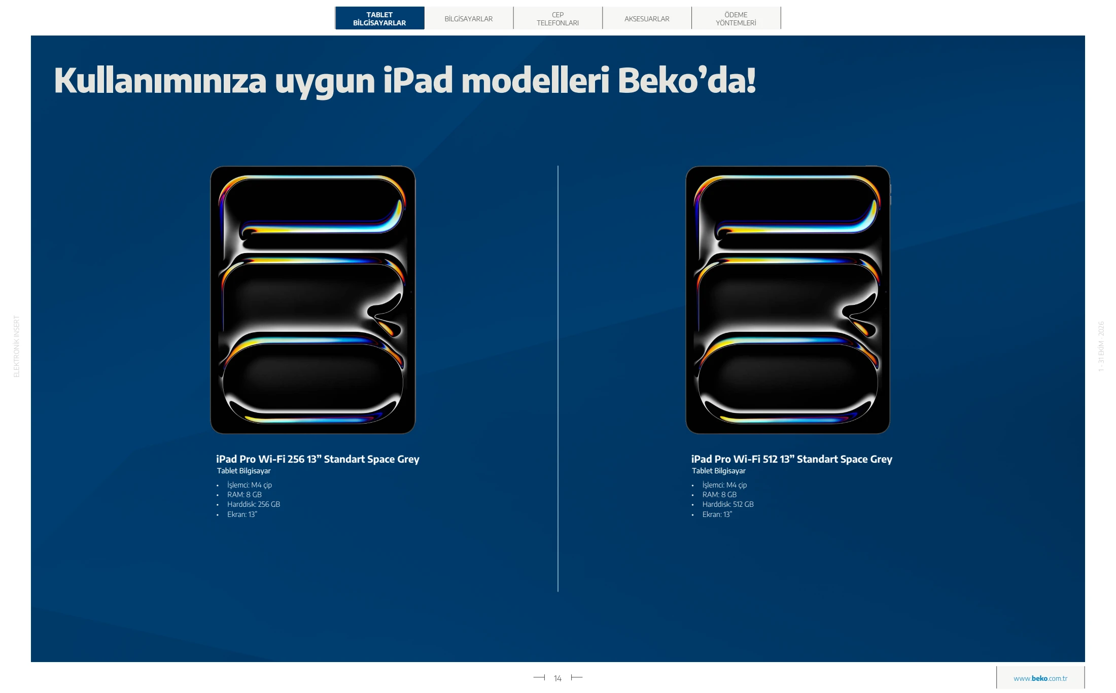 Beko Beko Elektronik Kataloğu, 14. sayfa