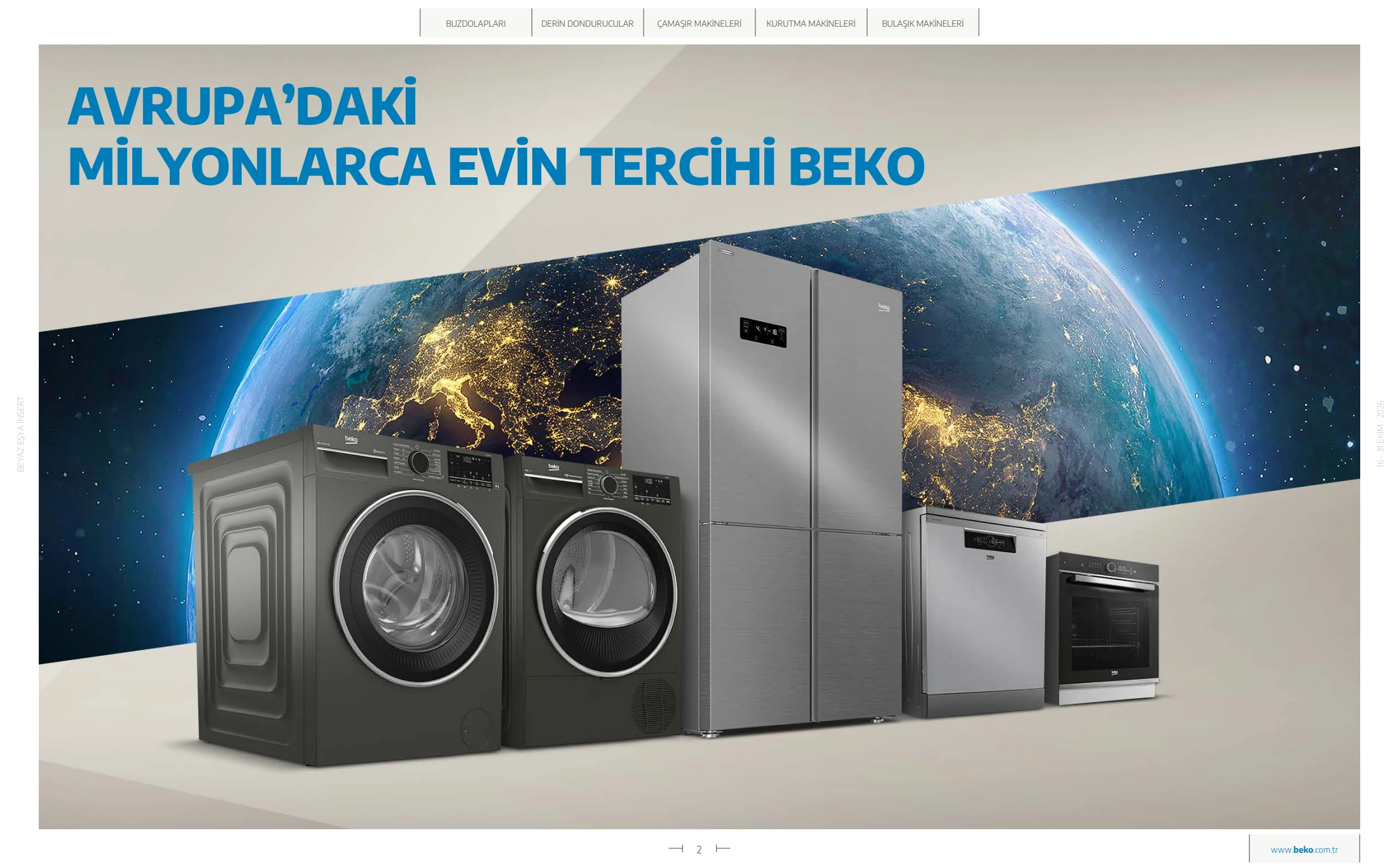 Beko Beko Beyaz Eşya Kataloğu, 2. sayfa