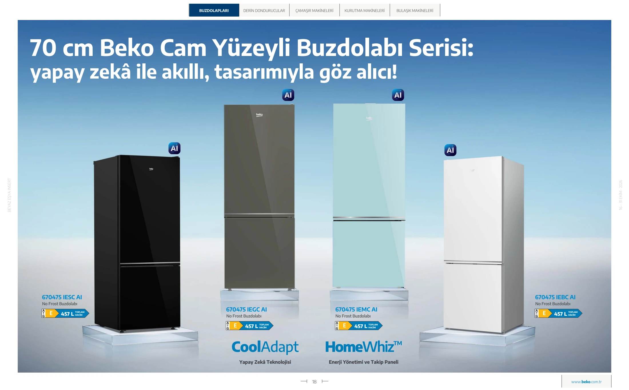 Beko Beko Beyaz Eşya Kataloğu, 18. sayfa