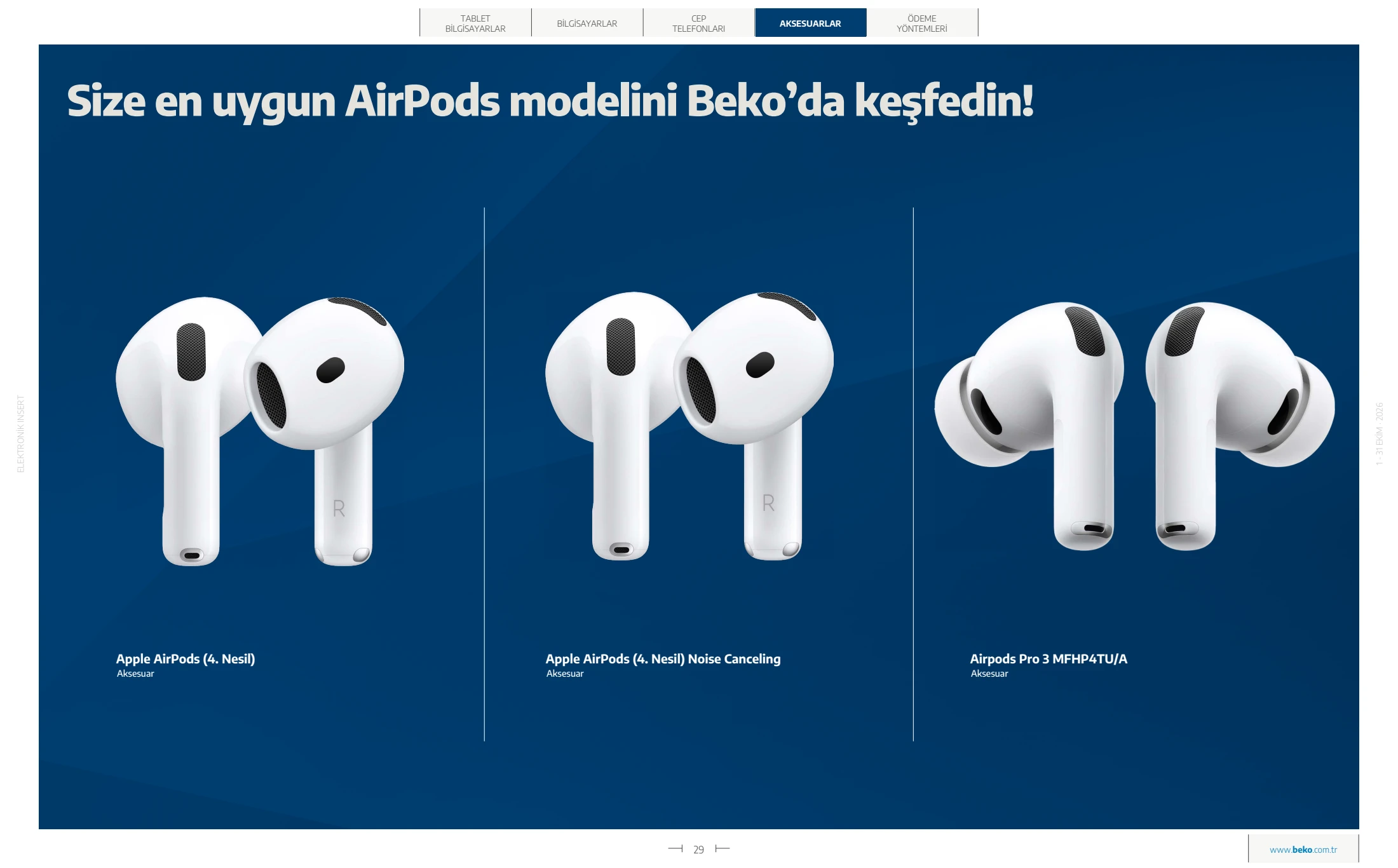 Beko Beko Elektronik Kataloğu, 29. sayfa