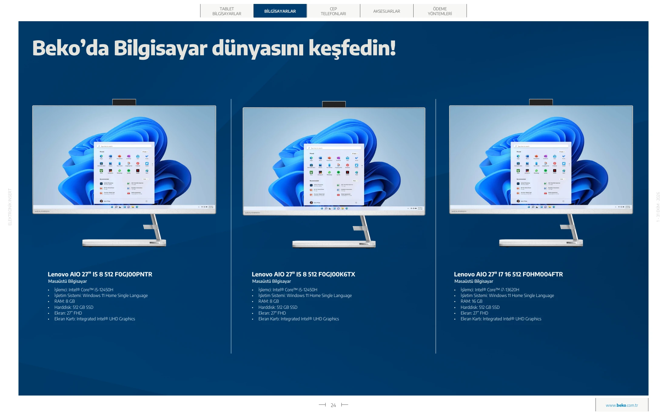 Beko Beko Elektronik Kataloğu, 24. sayfa
