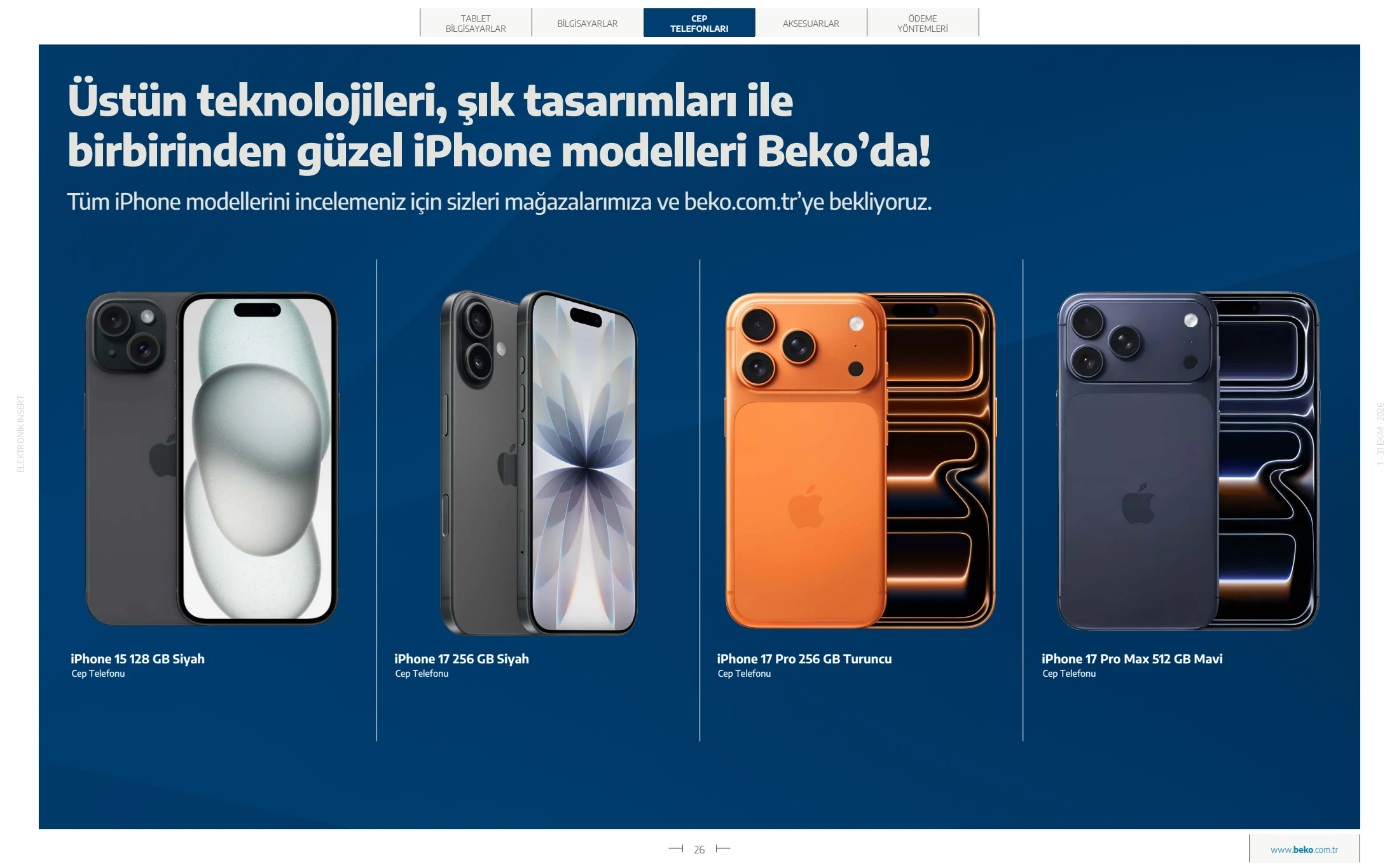 Beko Beko Elektronik Kataloğu, 26. sayfa