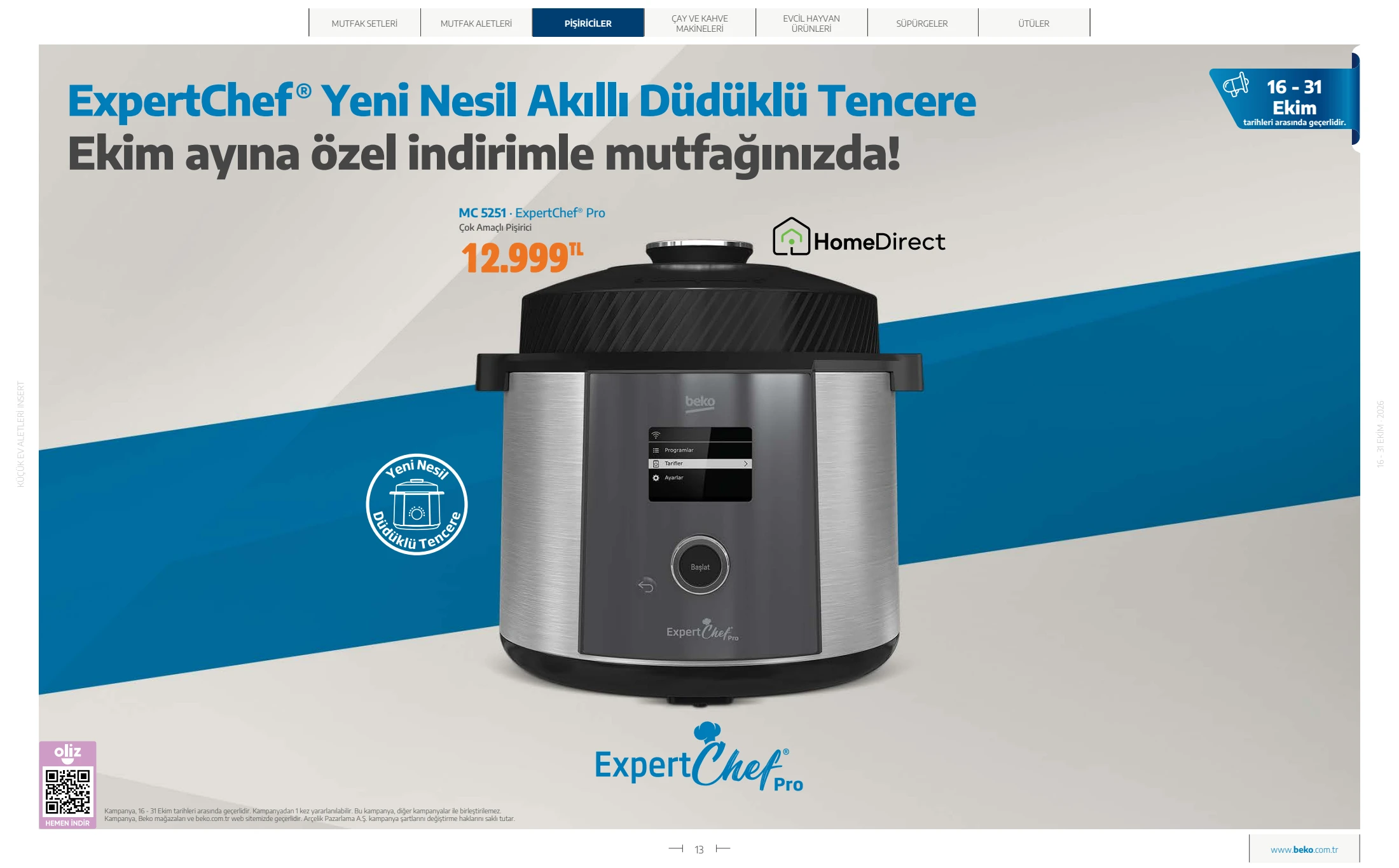 Beko Beko Küçük Ev Aletleri Kataloğu, 13. sayfa
