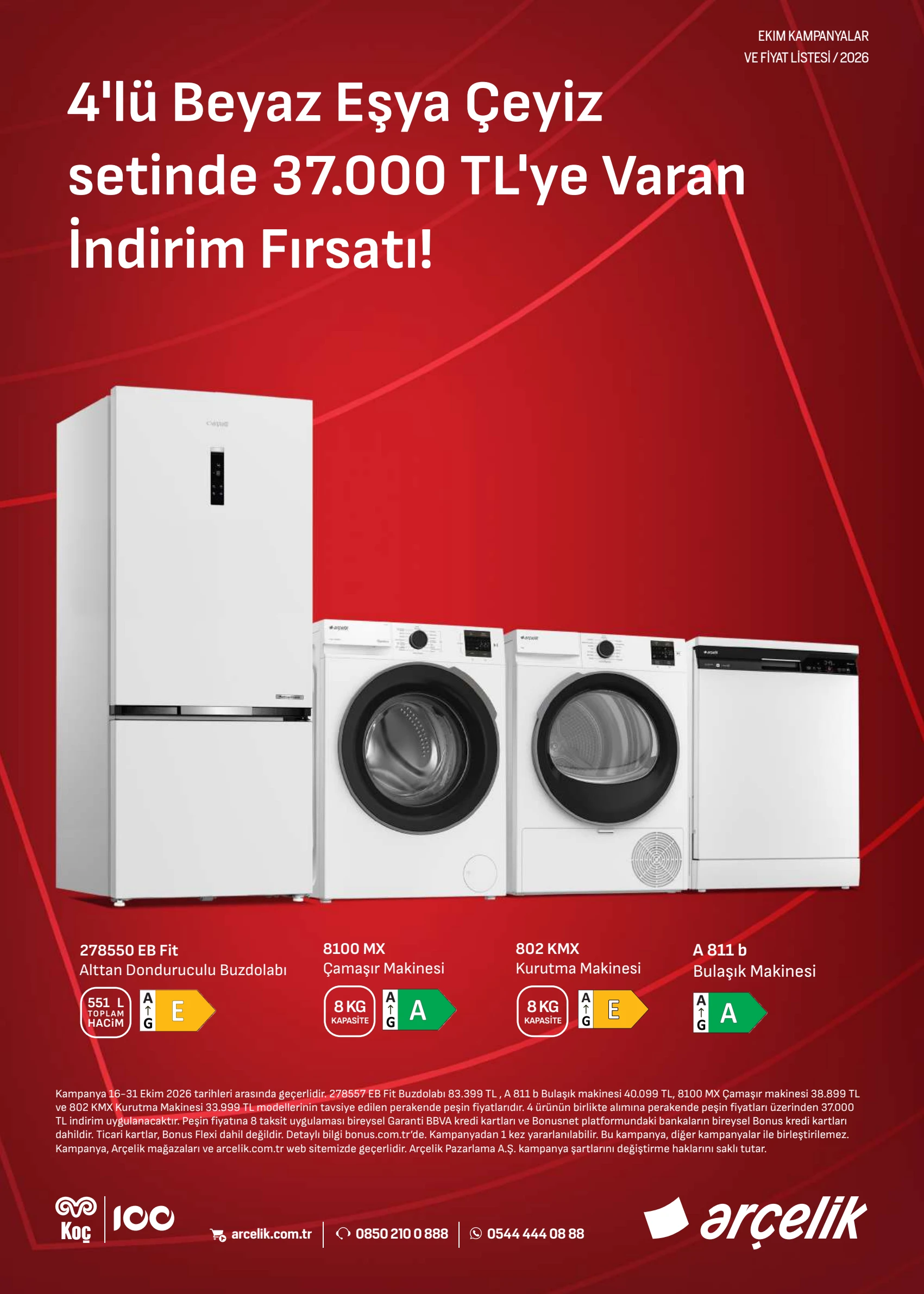 Arçelik Arçelik Genel Kataloğu, 4. sayfa