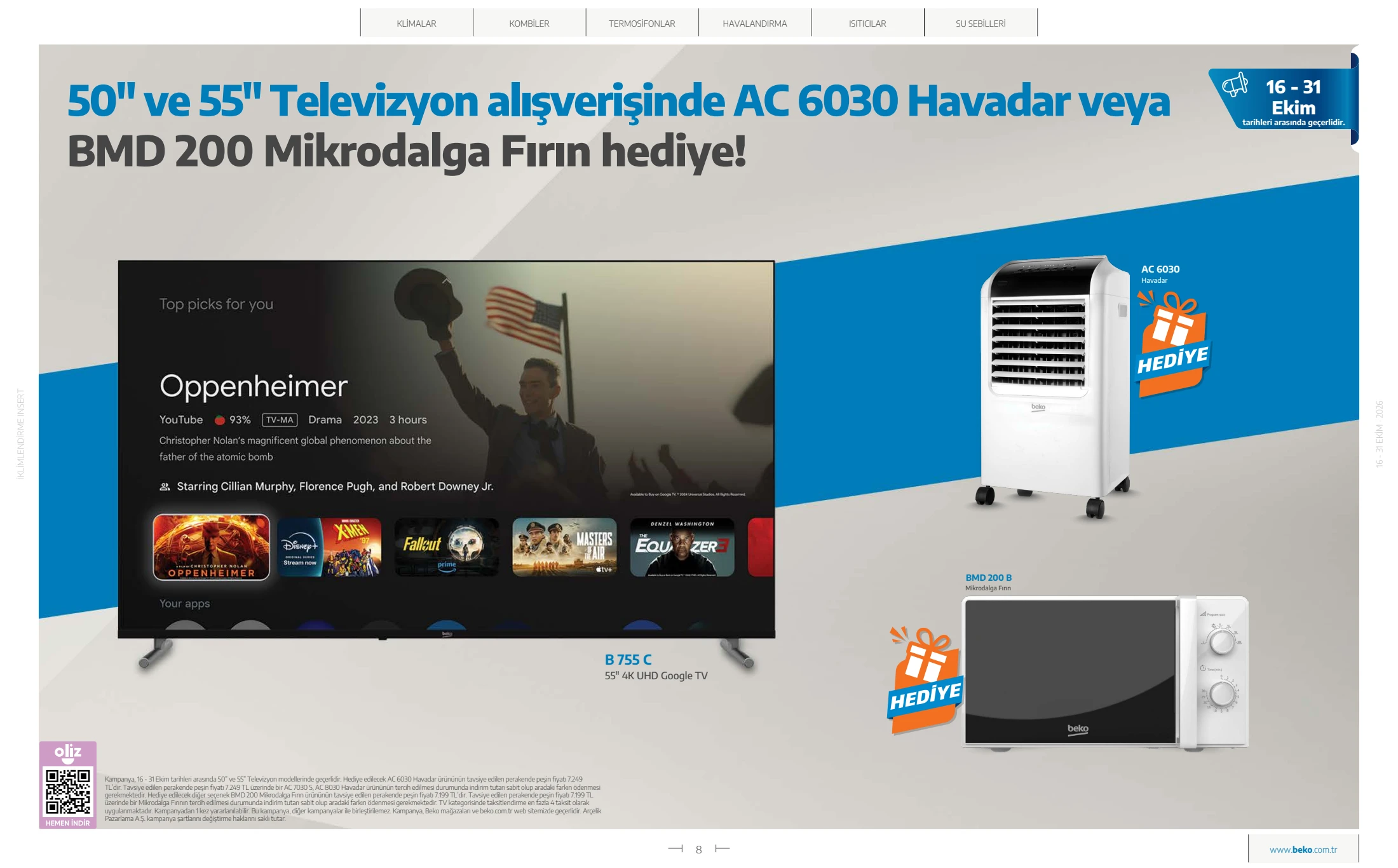 Beko Beko İklimlendirme Kataloğu, 8. sayfa