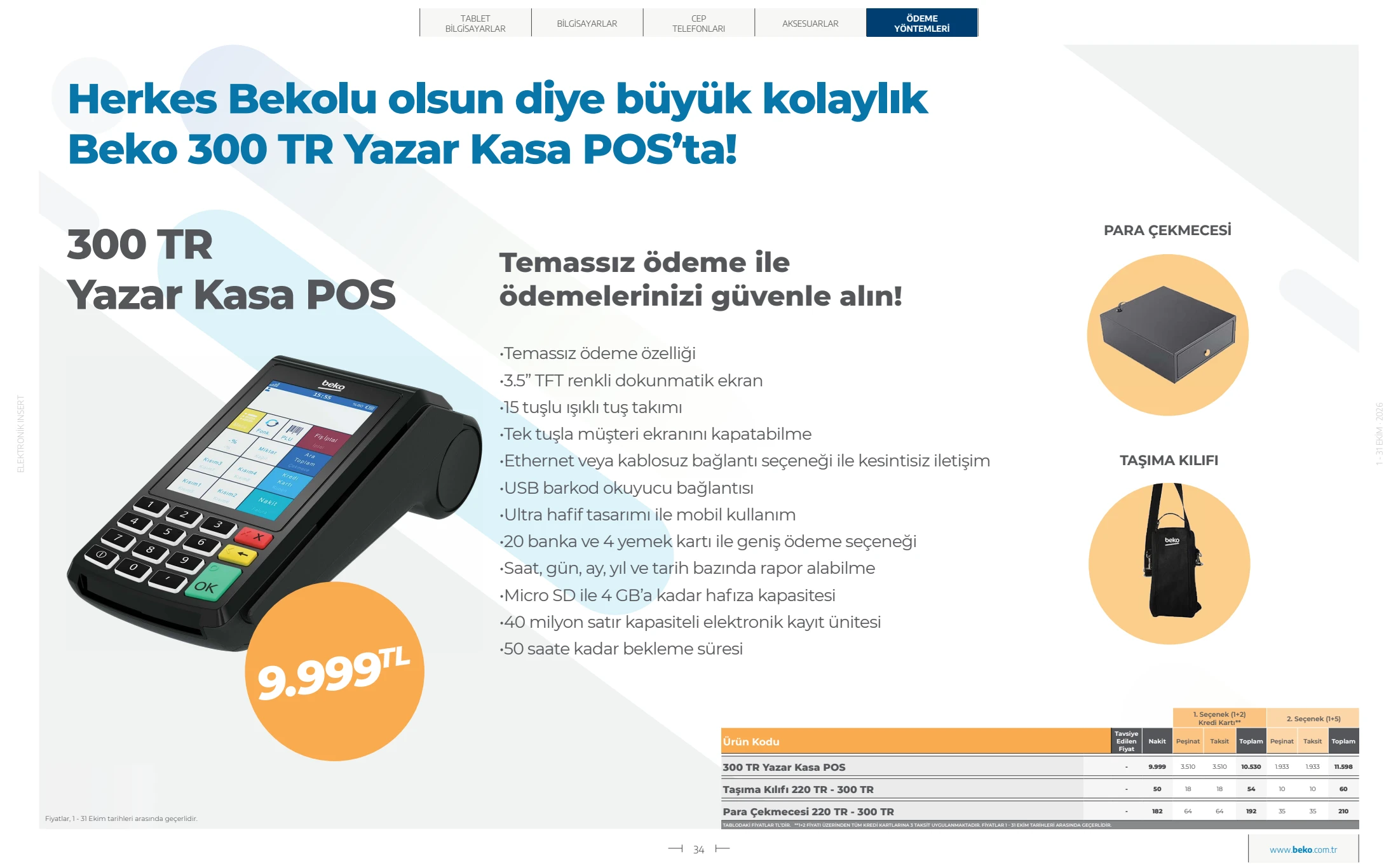 Beko Beko Elektronik Kataloğu, 34. sayfa