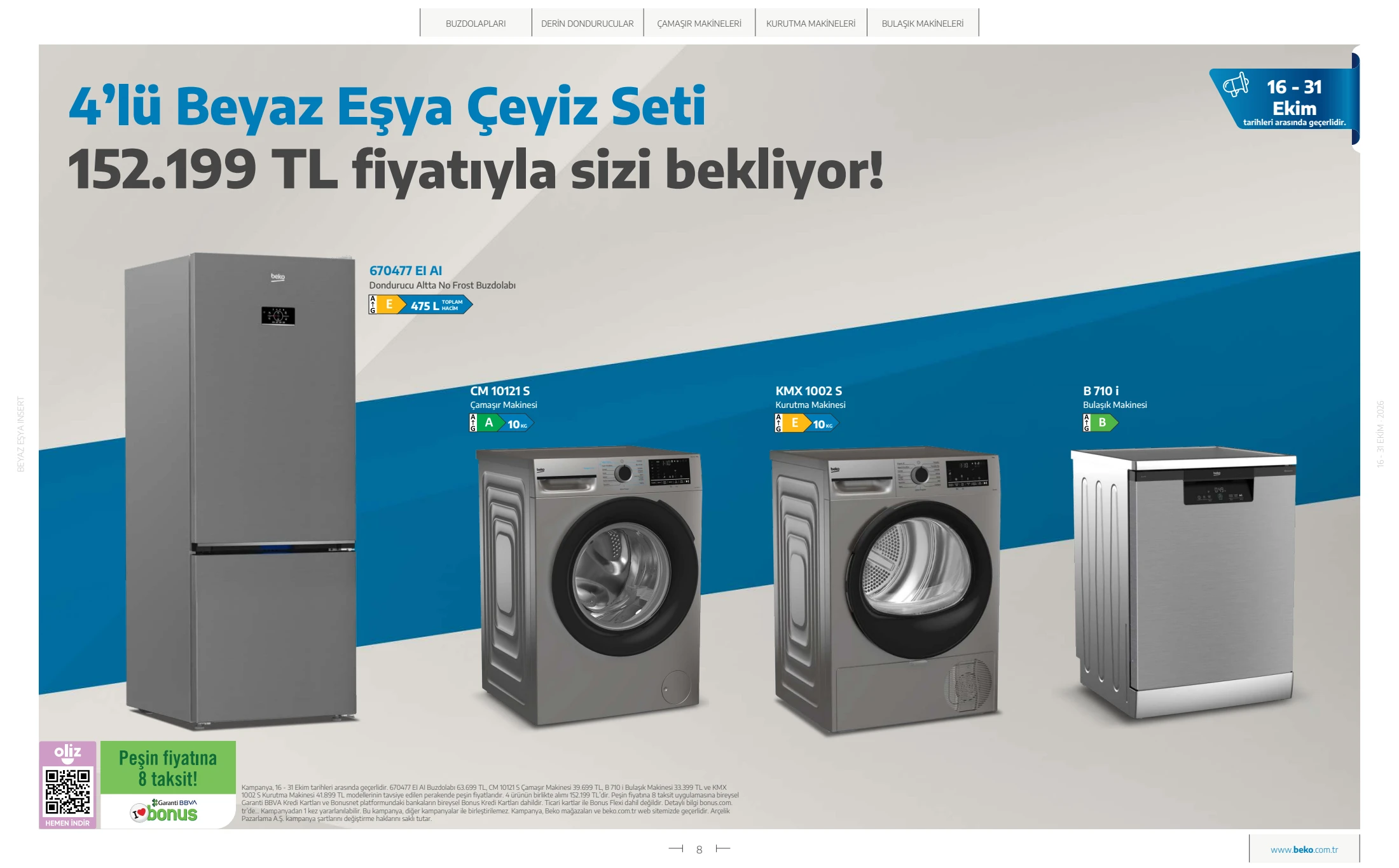 Beko Beko Beyaz Eşya Kataloğu, 8. sayfa
