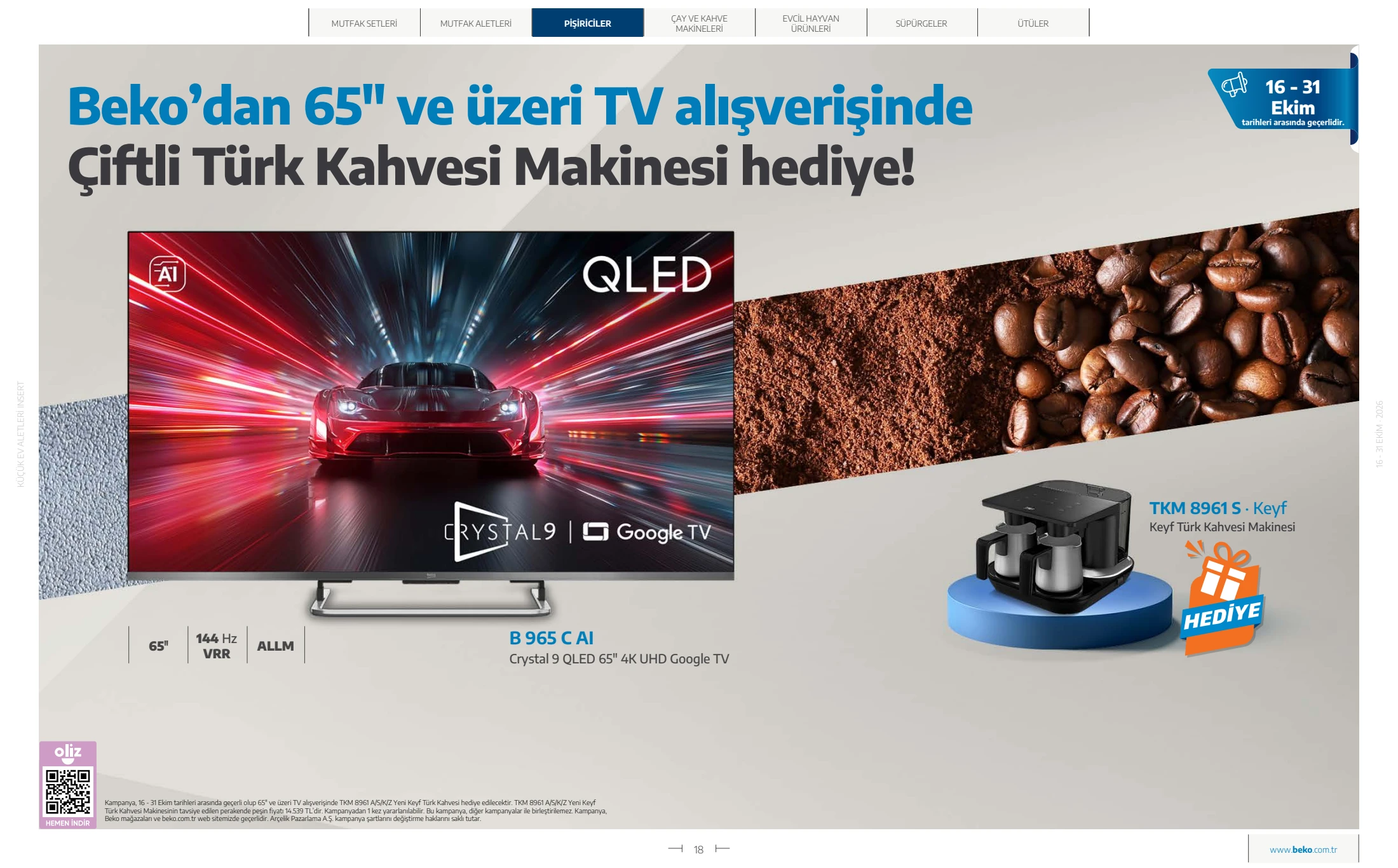 Beko Beko Küçük Ev Aletleri Kataloğu, 18. sayfa