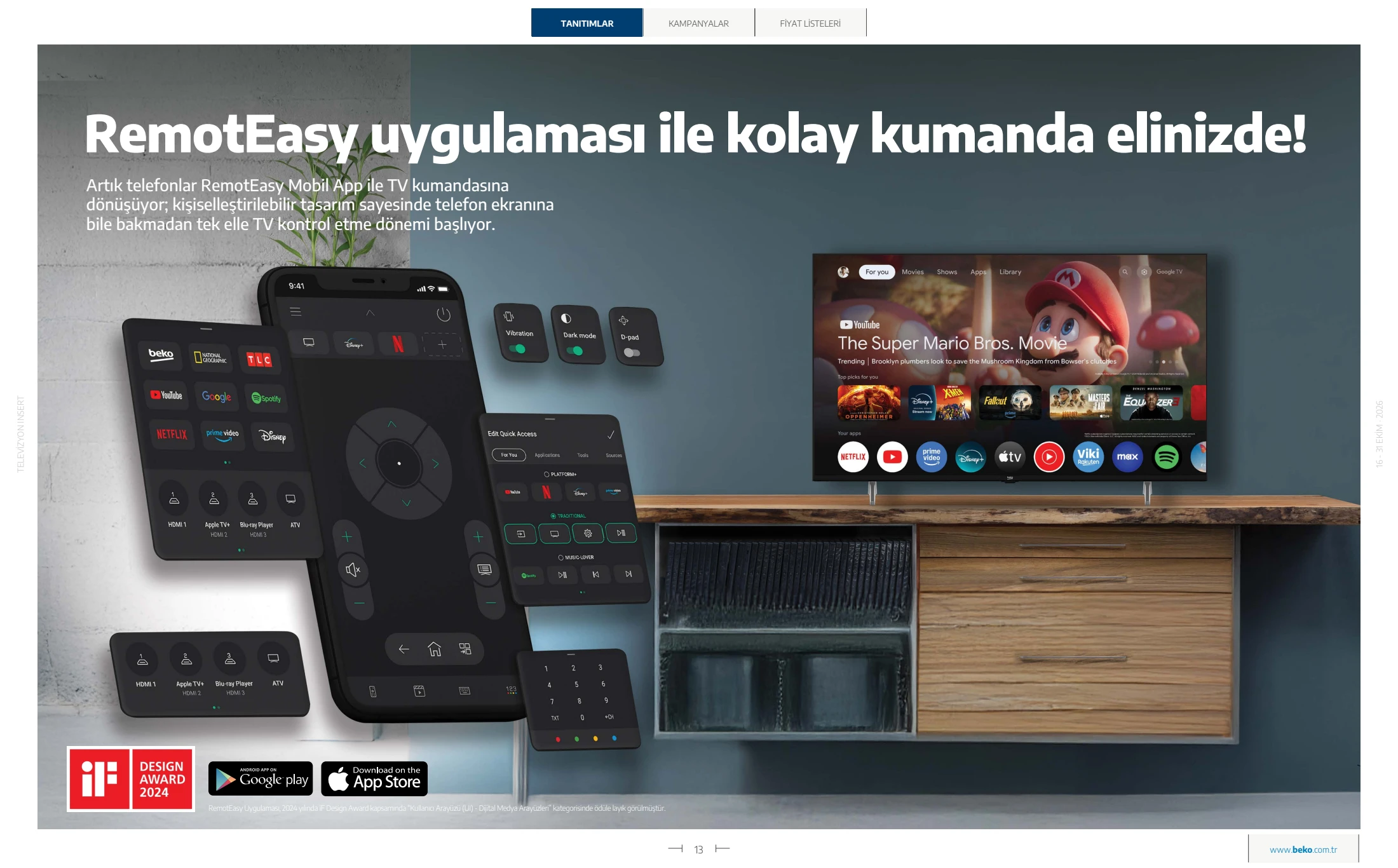 Beko Beko Televizyon Kataloğu, 13. sayfa