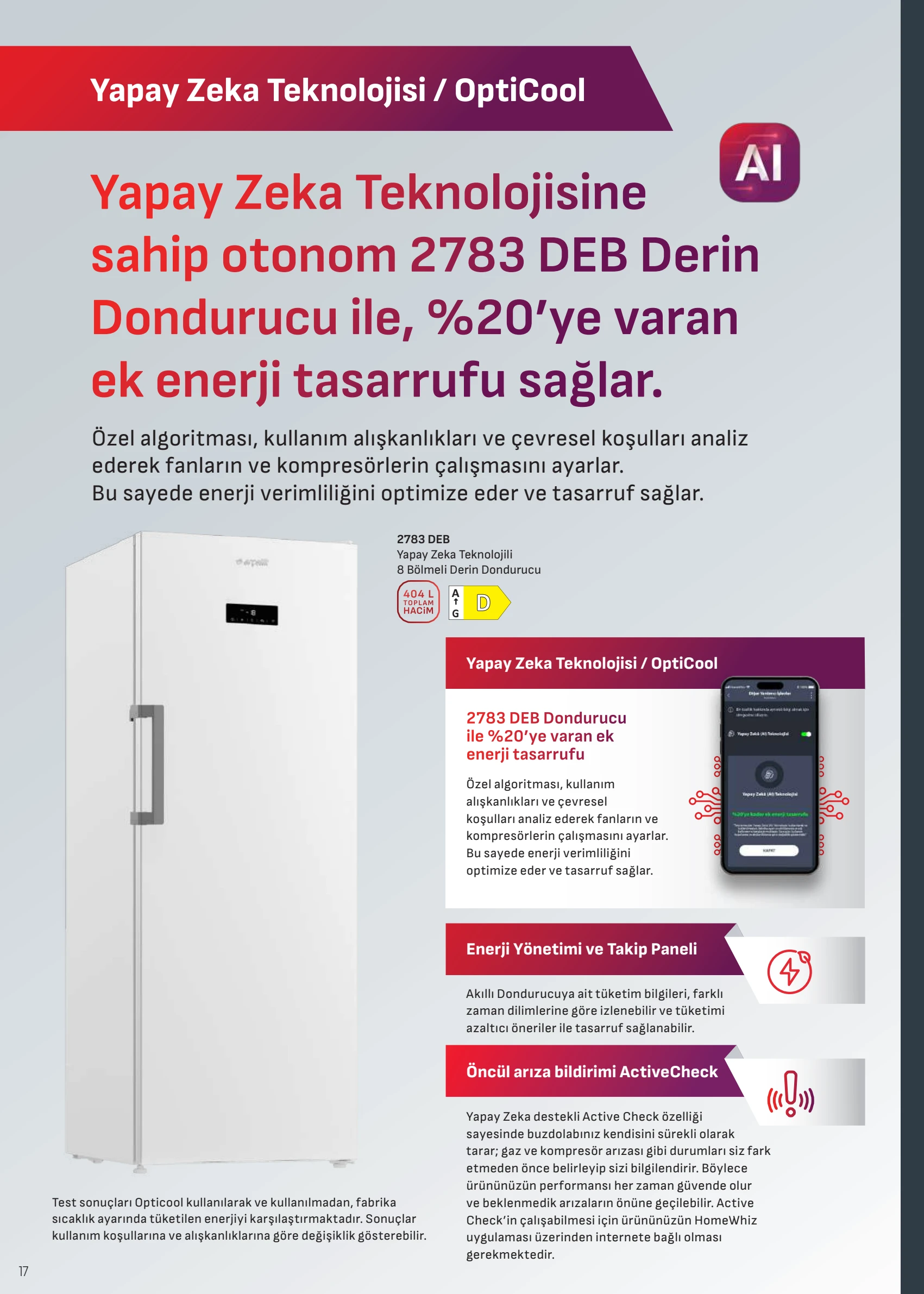 Arçelik Arçelik Genel Kataloğu, 17. sayfa