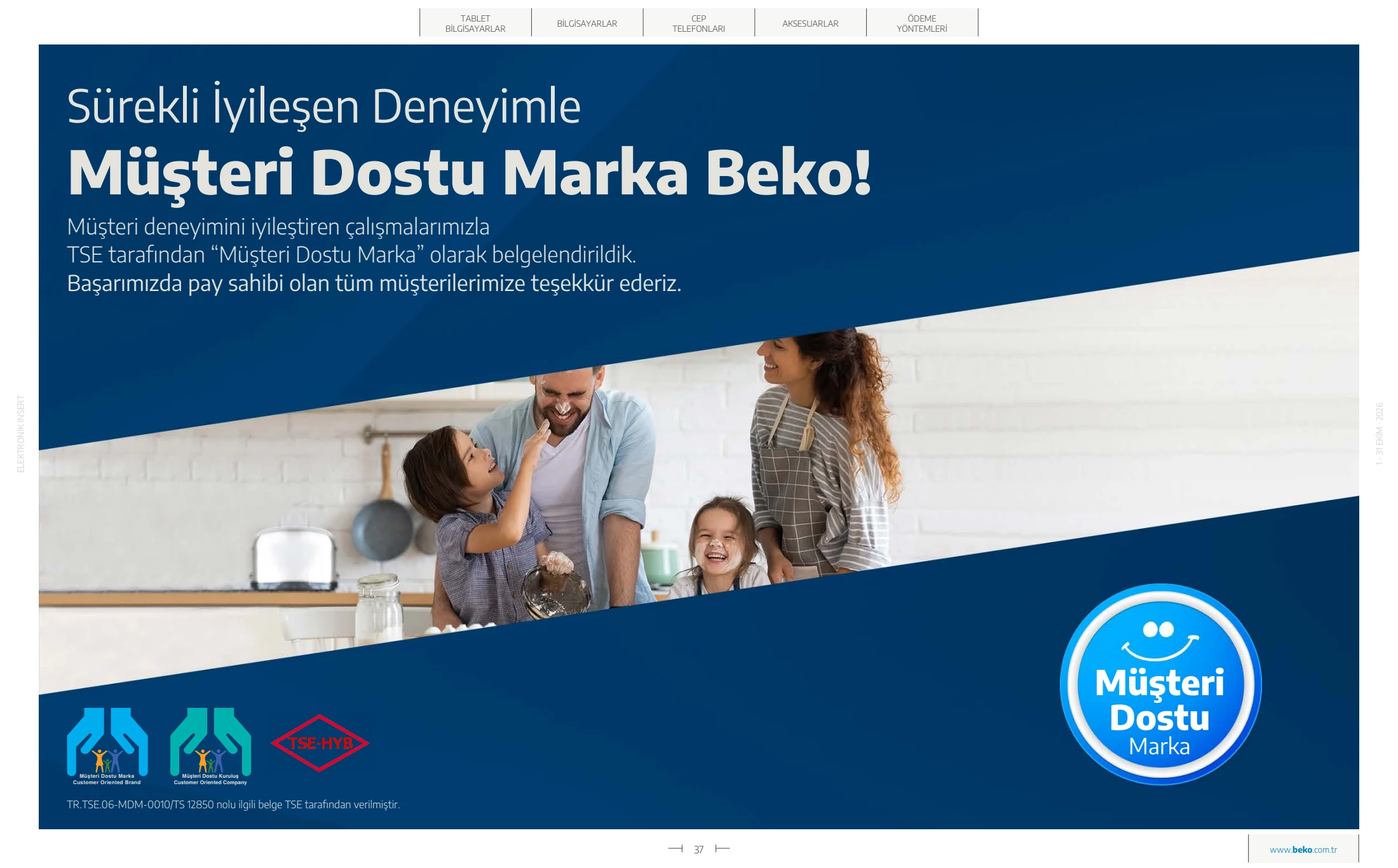 Beko Beko Elektronik Kataloğu, 37. sayfa
