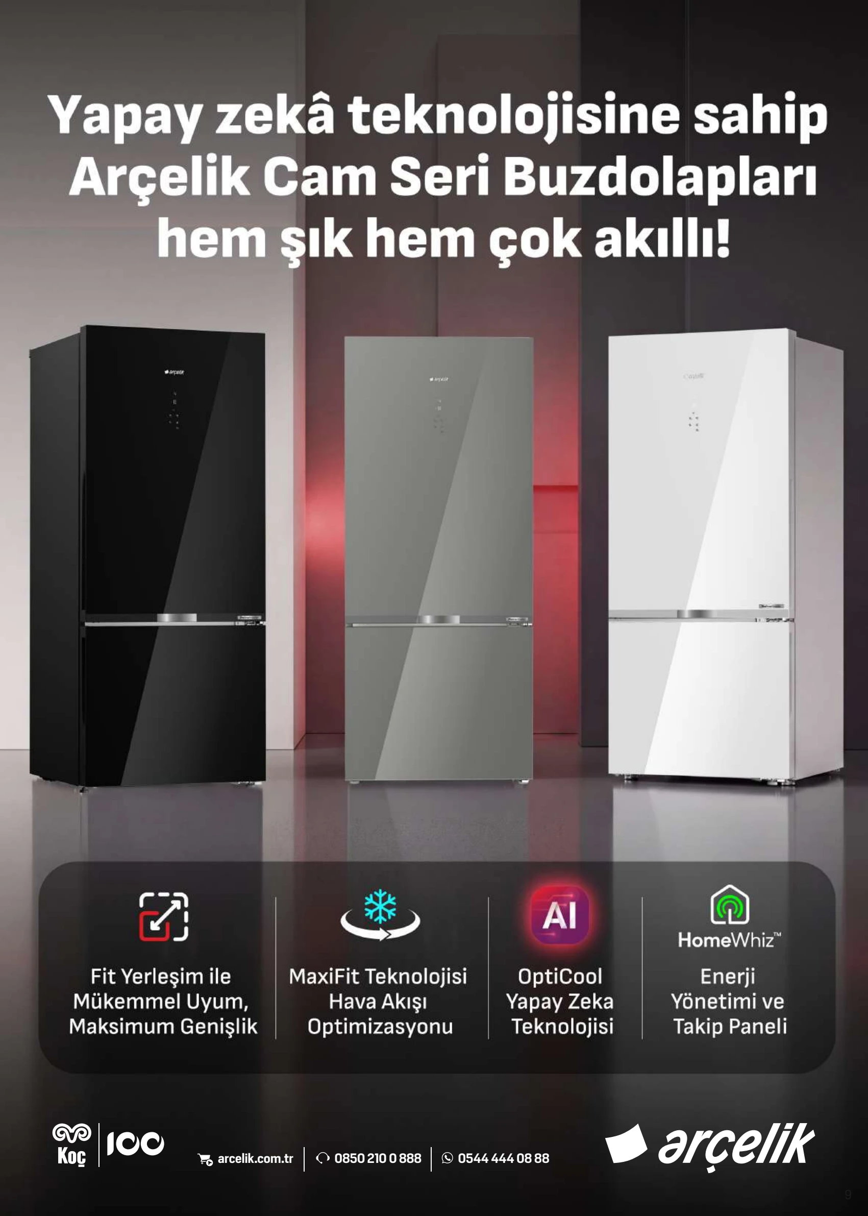 Arçelik Arçelik Genel Kataloğu, 9. sayfa