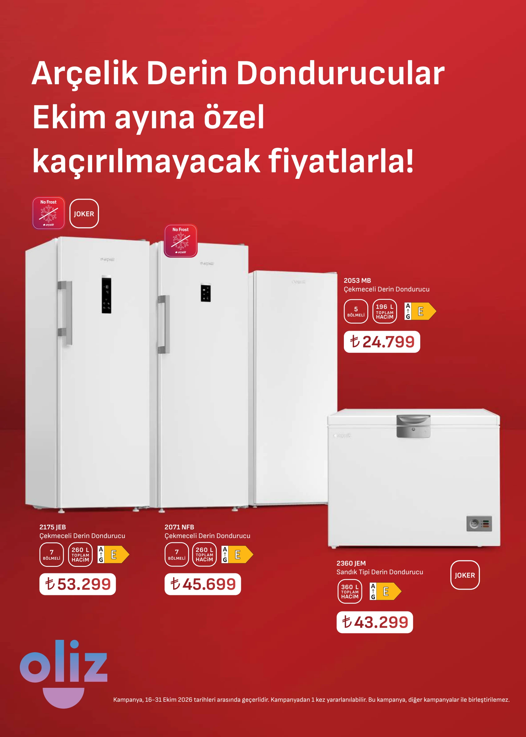 Arçelik Arçelik Genel Kataloğu, 19. sayfa
