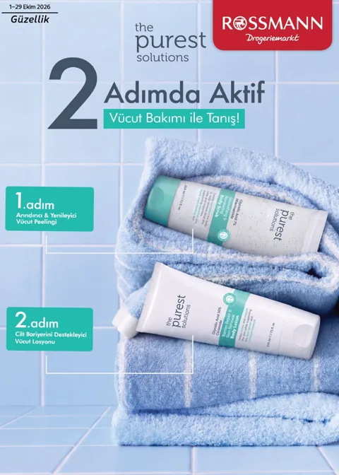 Rossmann Ekim Guzellik Katalogu broşür kapağı