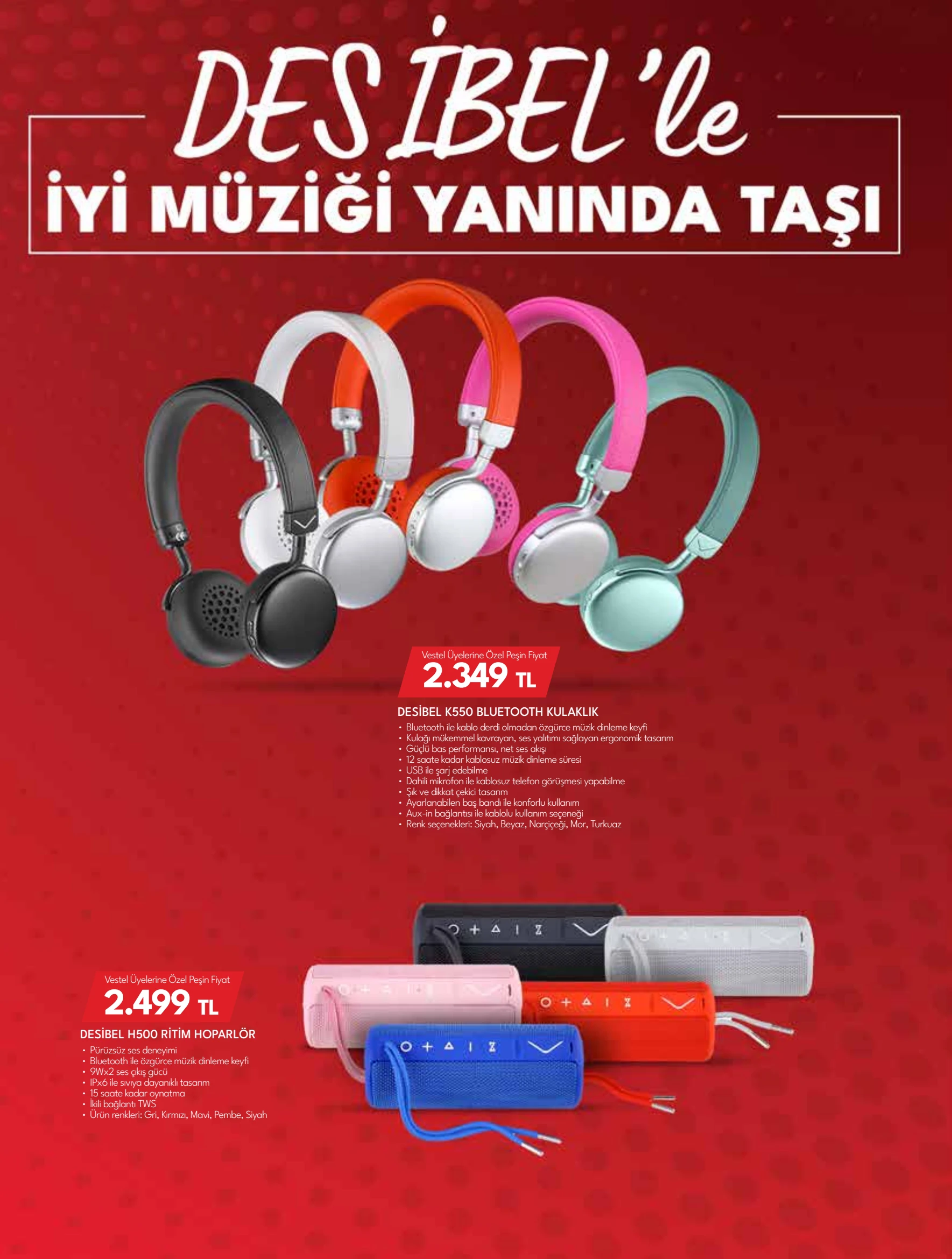 Vestel Mobil ve Akıllı Ürünler Broşürü, 6. sayfa