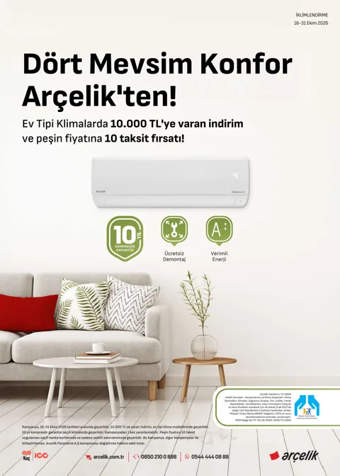 Arçelik Arçelik İklimlendirme Kataloğu broşür kapağı