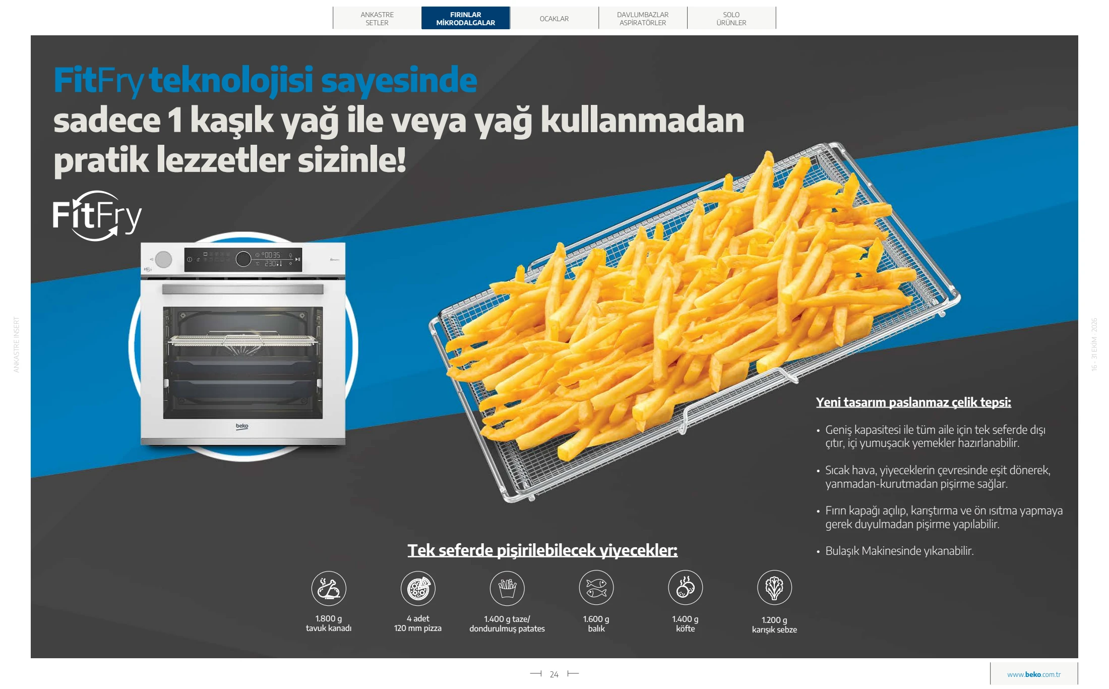 Beko Beko Pişiriciler Kataloğu, 24. sayfa