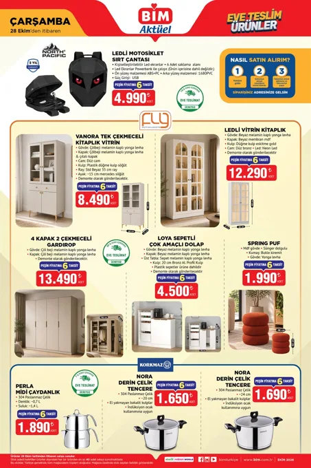 BİM Aktüel Ürünler broşür kapağı