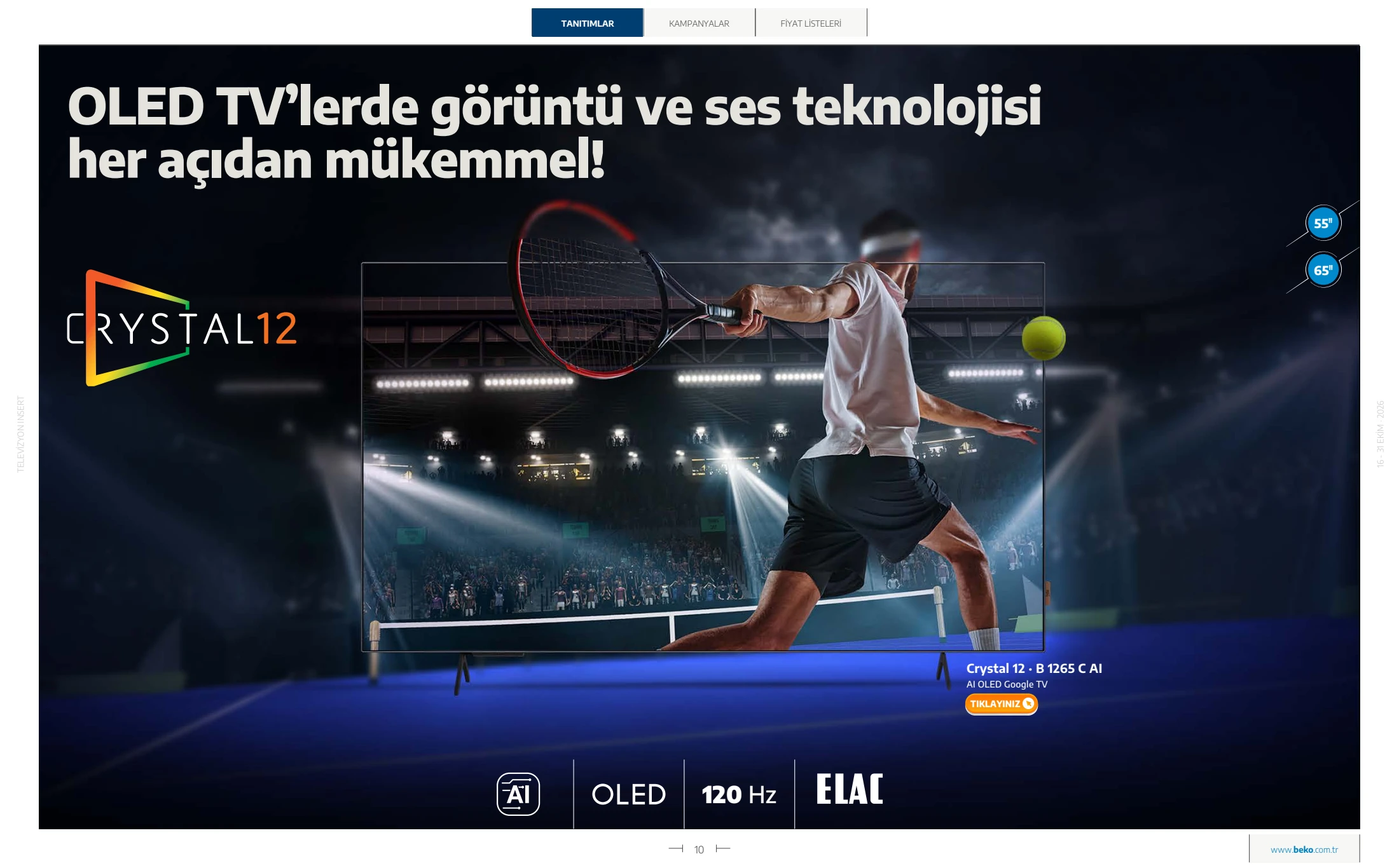 Beko Beko Televizyon Kataloğu, 10. sayfa