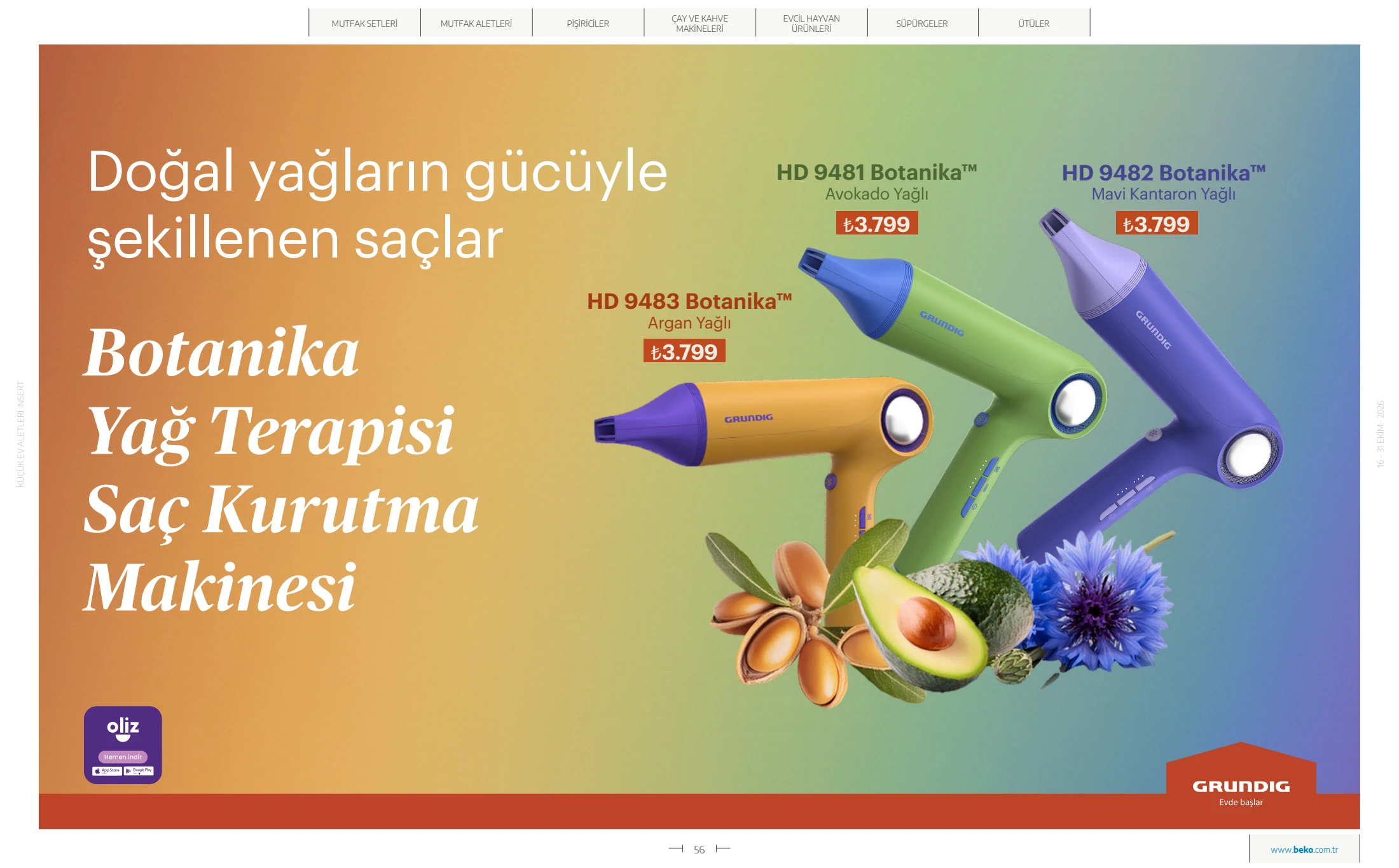 Beko Beko Küçük Ev Aletleri Kataloğu, 56. sayfa