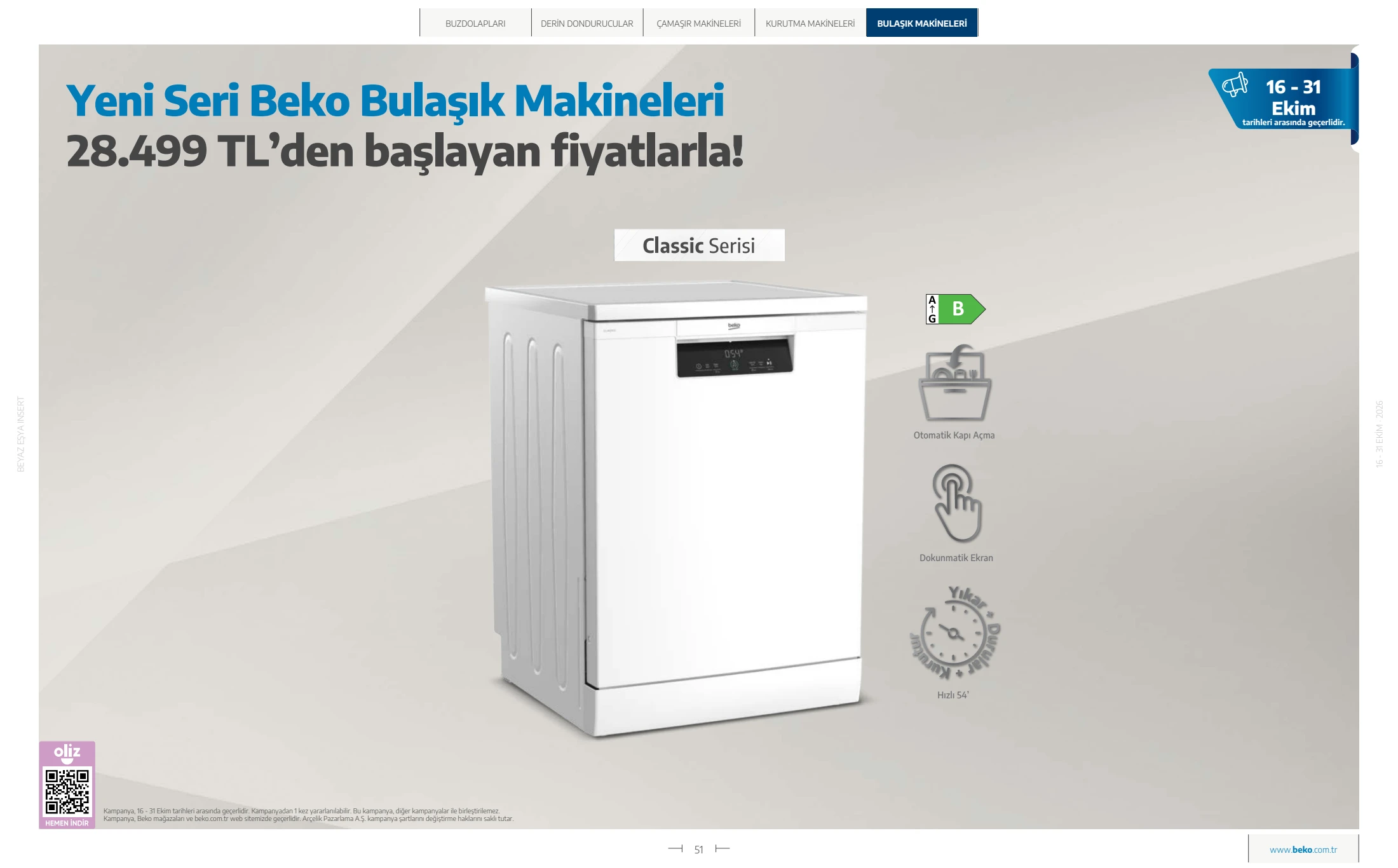 Beko Beko Beyaz Eşya Kataloğu, 51. sayfa