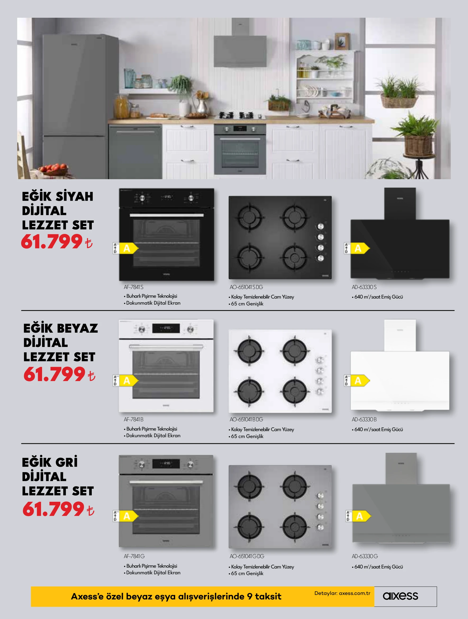 Vestel Ankastre Ürünler Broşürü, 12. sayfa