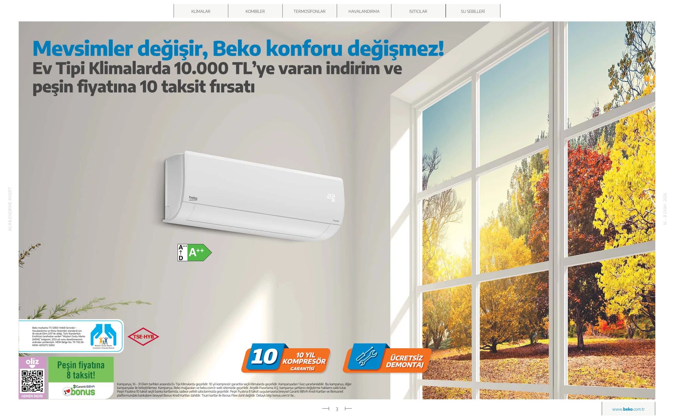 Beko Beko İklimlendirme Kataloğu, 3. sayfa