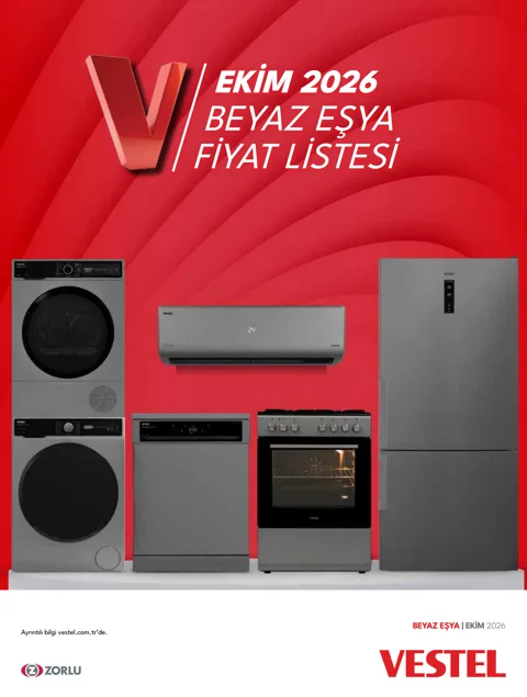 Vestel Beyaz Eşyalar Broşürü broşür kapağı