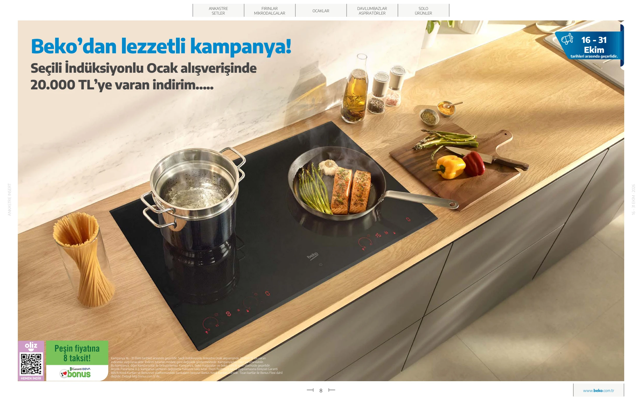 Beko Beko Pişiriciler Kataloğu, 8. sayfa