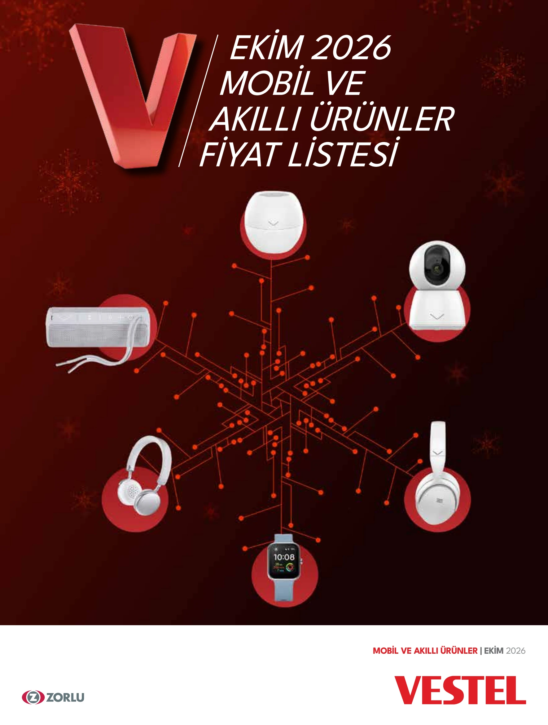 Vestel Mobil ve Akıllı Ürünler Broşürü, 1. sayfa