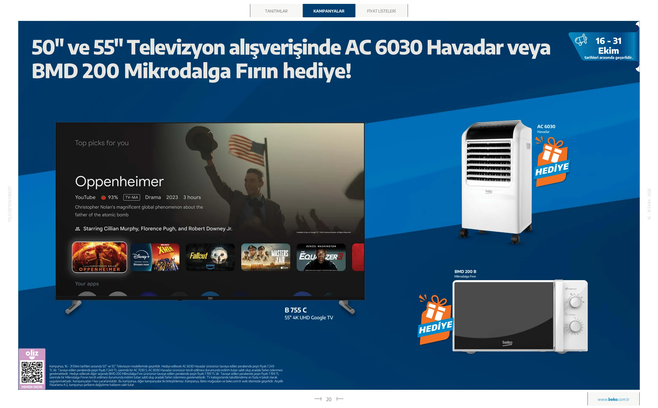 Beko Beko Televizyon Kataloğu, 20. sayfa