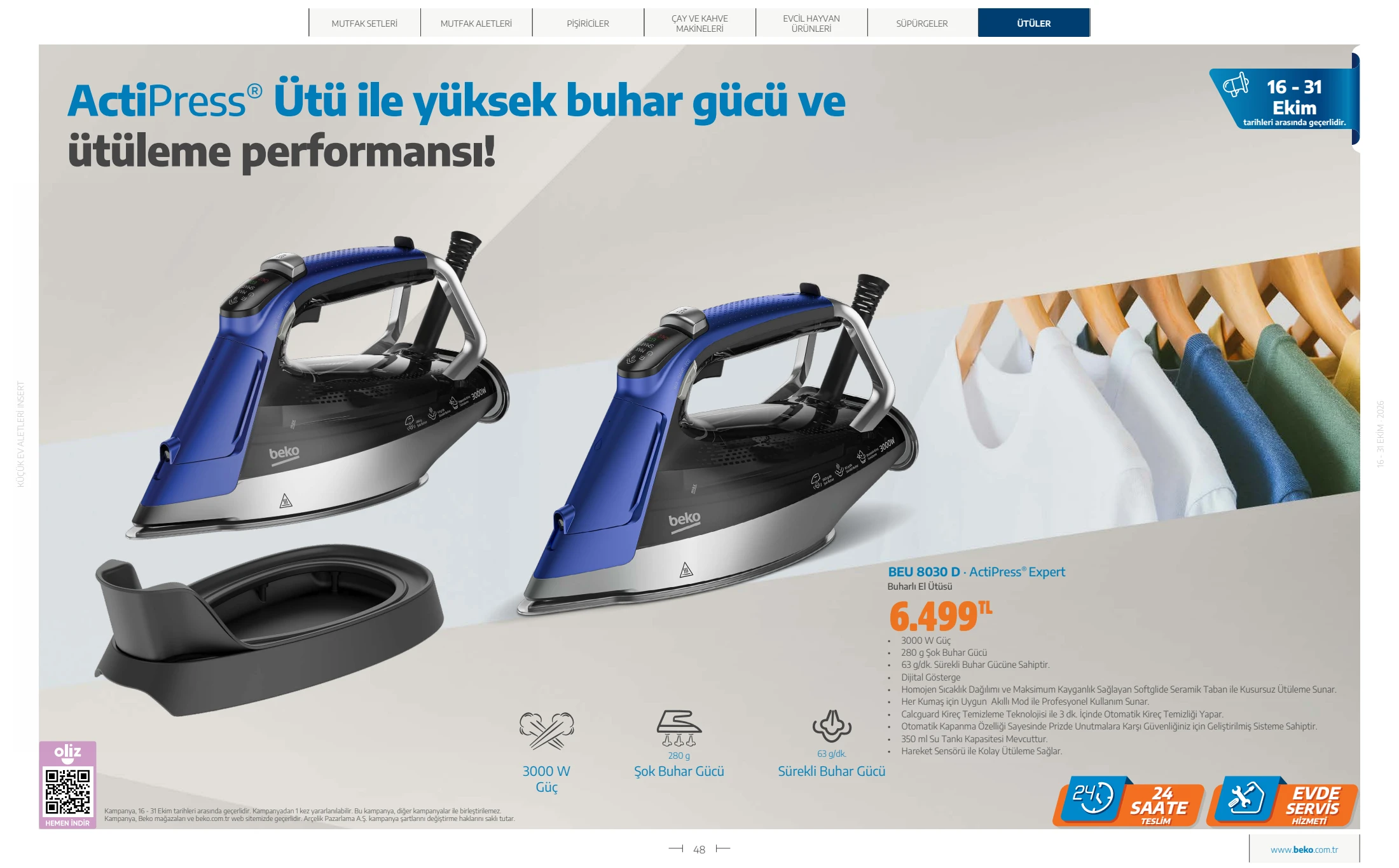 Beko Beko Küçük Ev Aletleri Kataloğu, 48. sayfa