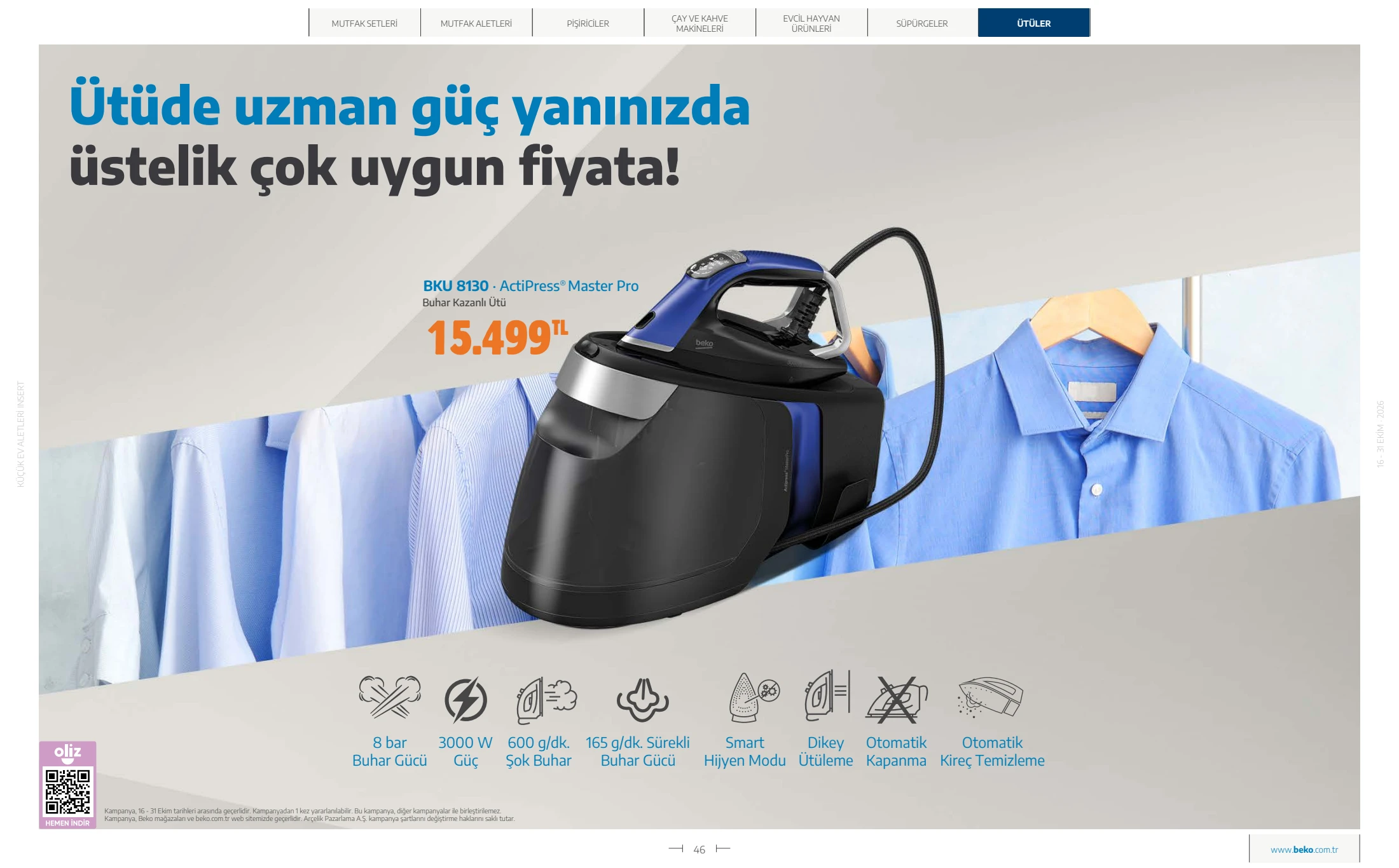 Beko Beko Küçük Ev Aletleri Kataloğu, 46. sayfa