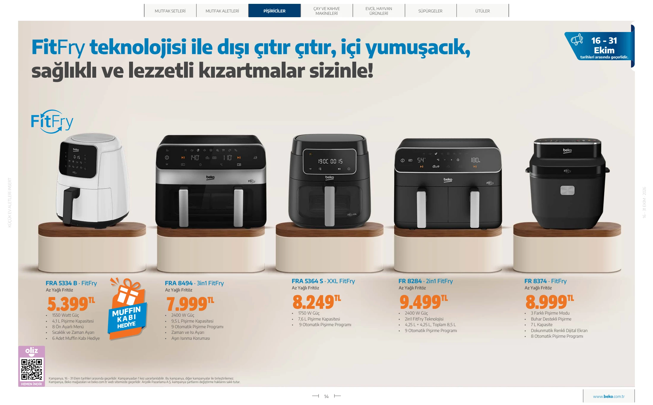 Beko Beko Küçük Ev Aletleri Kataloğu, 14. sayfa