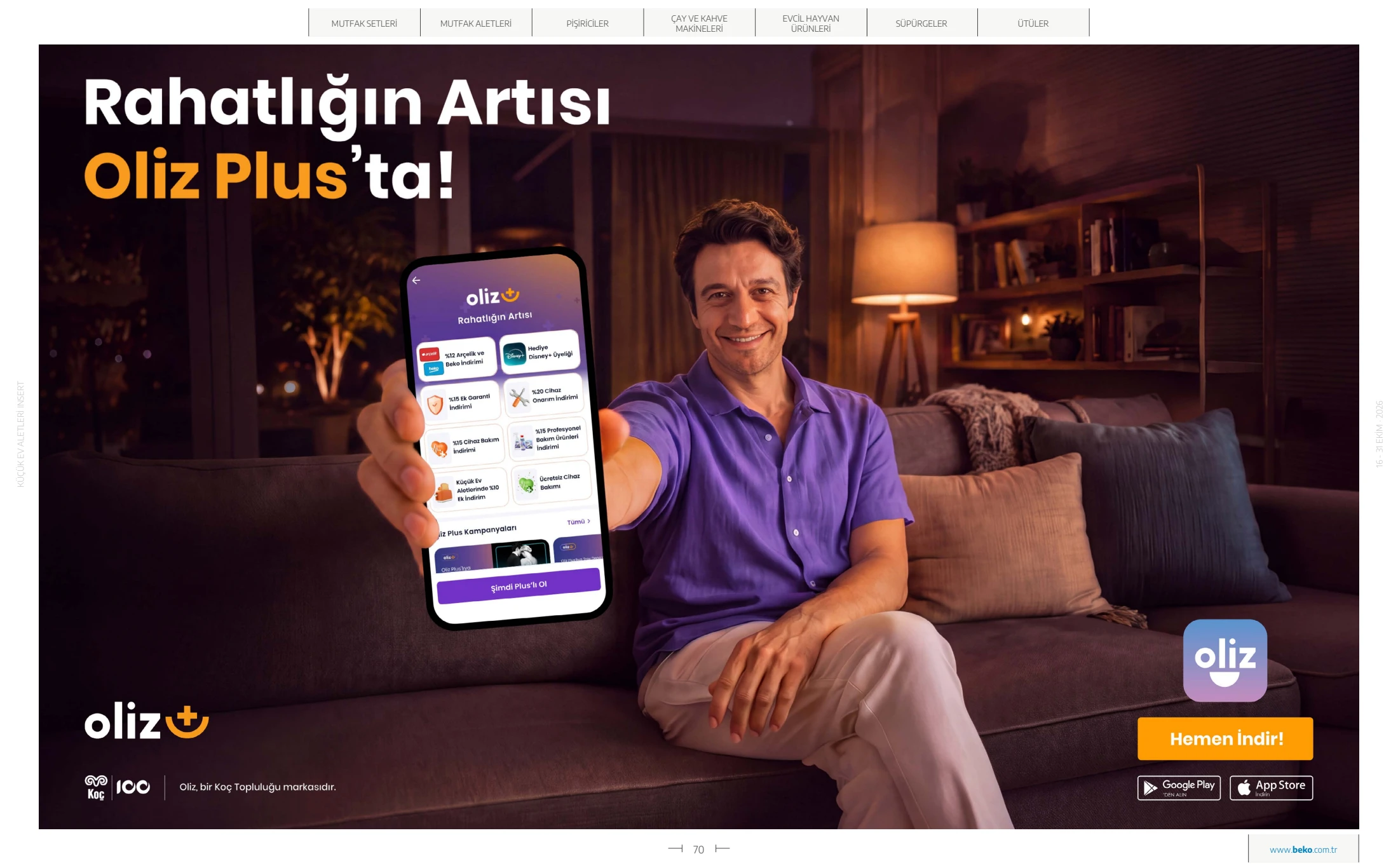Beko Beko Küçük Ev Aletleri Kataloğu, 70. sayfa