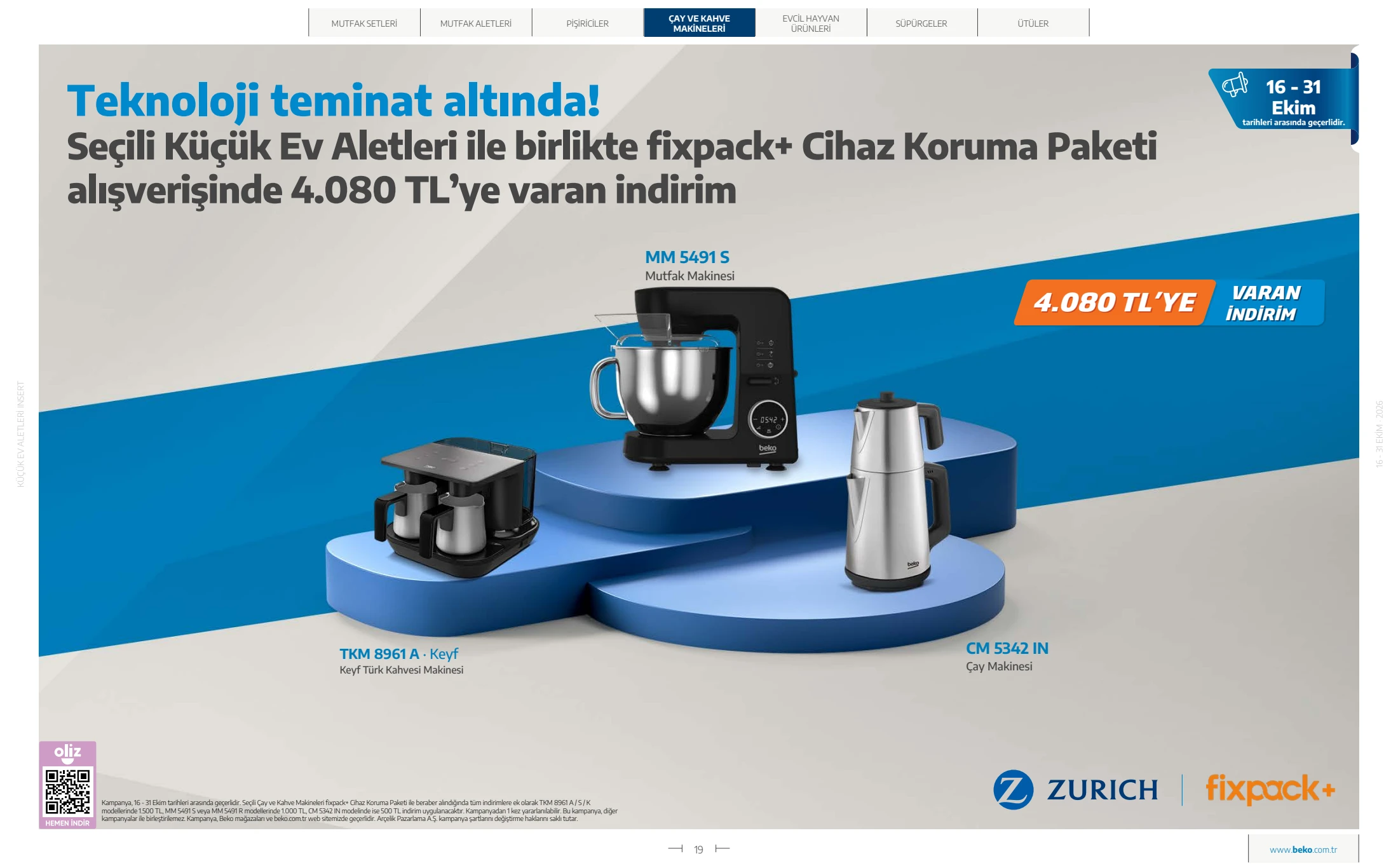 Beko Beko Küçük Ev Aletleri Kataloğu, 19. sayfa