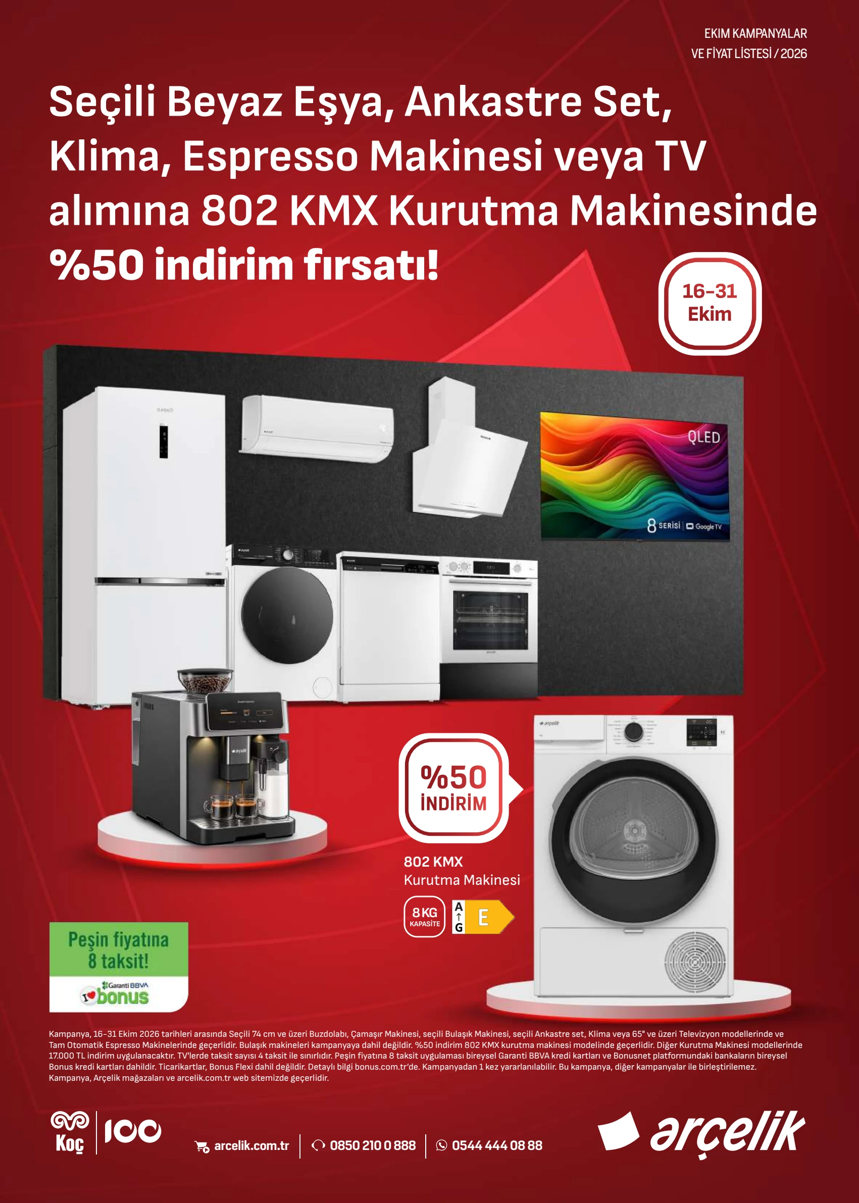Arçelik Arçelik Genel Kataloğu, 1. sayfa