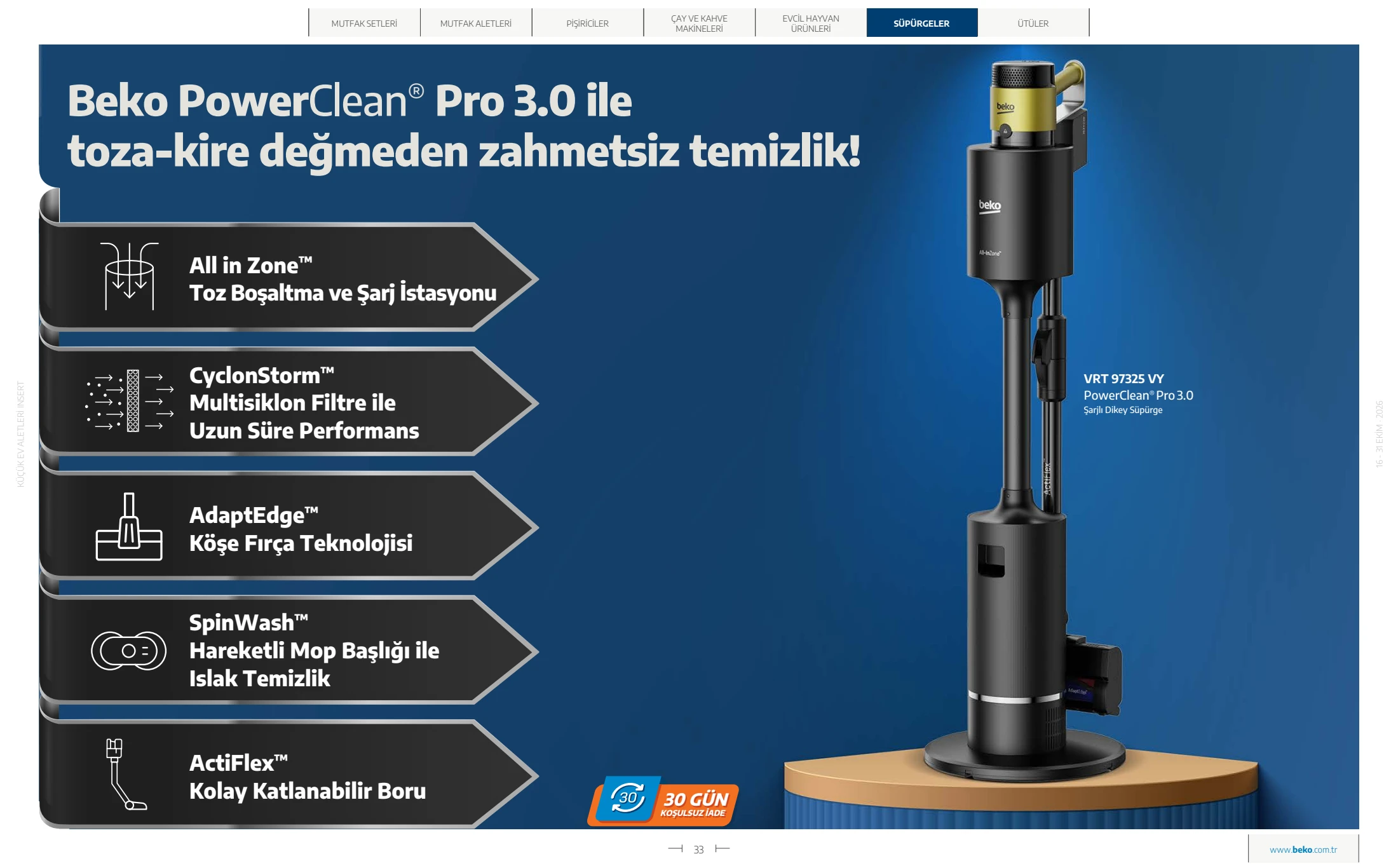 Beko Beko Küçük Ev Aletleri Kataloğu, 33. sayfa