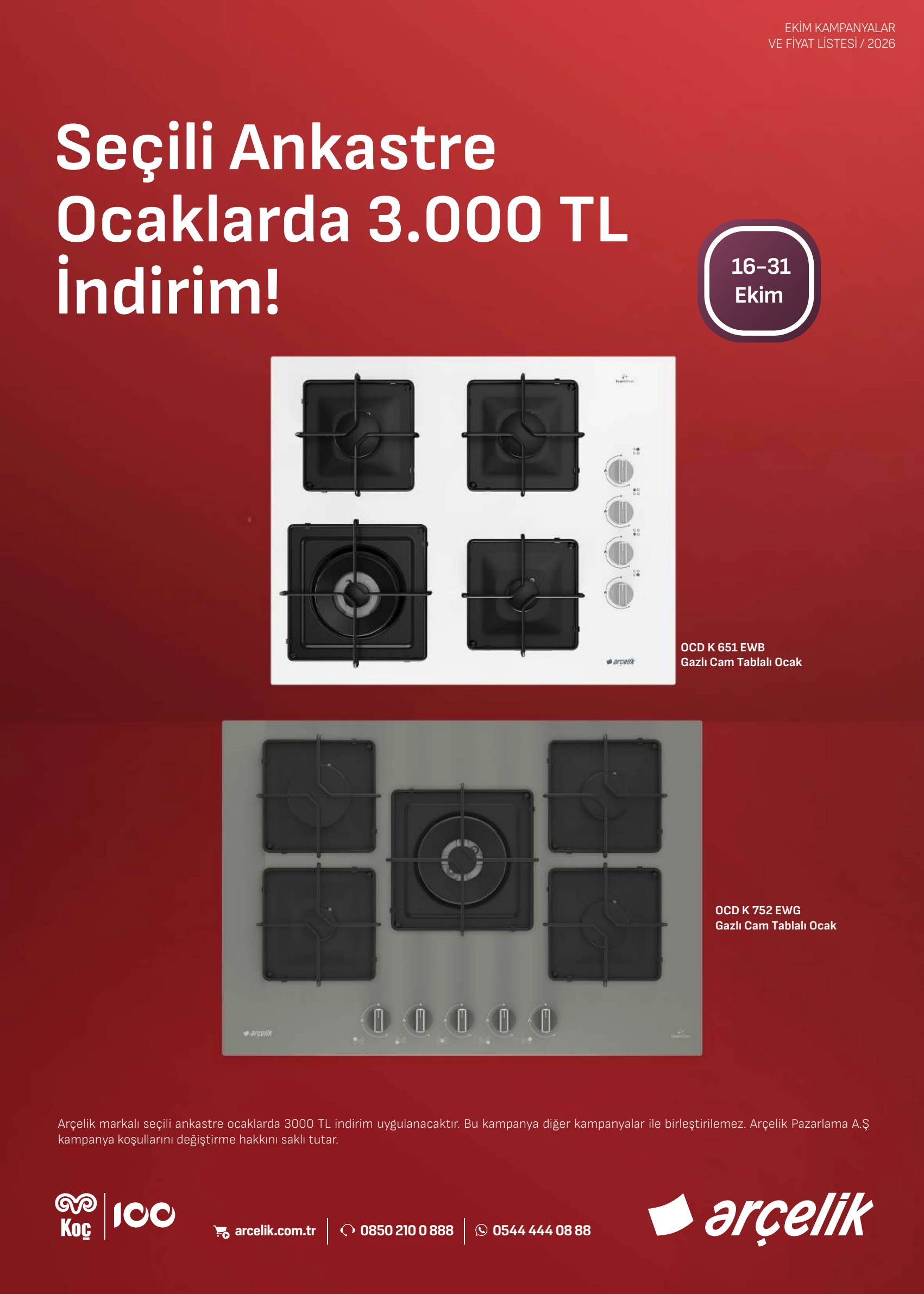 Arçelik Arcelik Ankastre Kataloğu, 5. sayfa