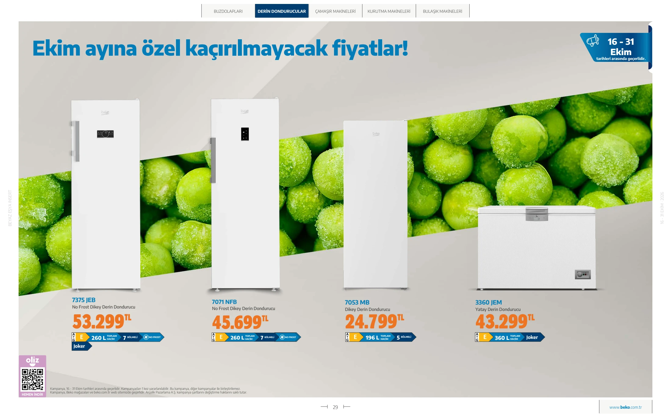 Beko Beko Beyaz Eşya Kataloğu, 29. sayfa